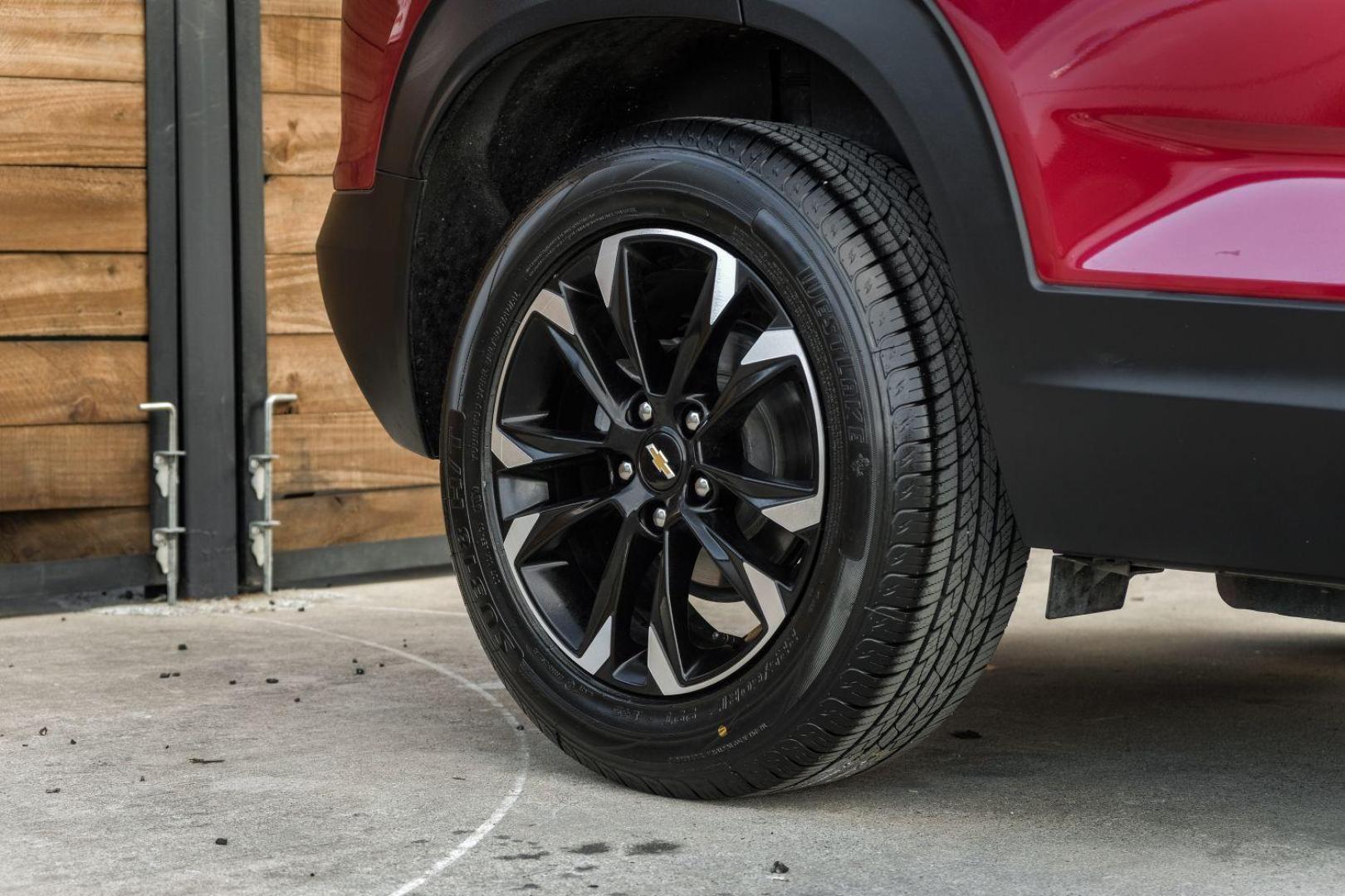 2021 RED Chevrolet Trailblazer LT (KL79MPSL0MB) with an 1.3L L3 DOHC 12V engine, 9-Speed Automatic transmission, located at 2401 E Main St., Grand Prairie, TX, 75050, (972) 262-4440, 32.748981, -96.969643 - Photo#49