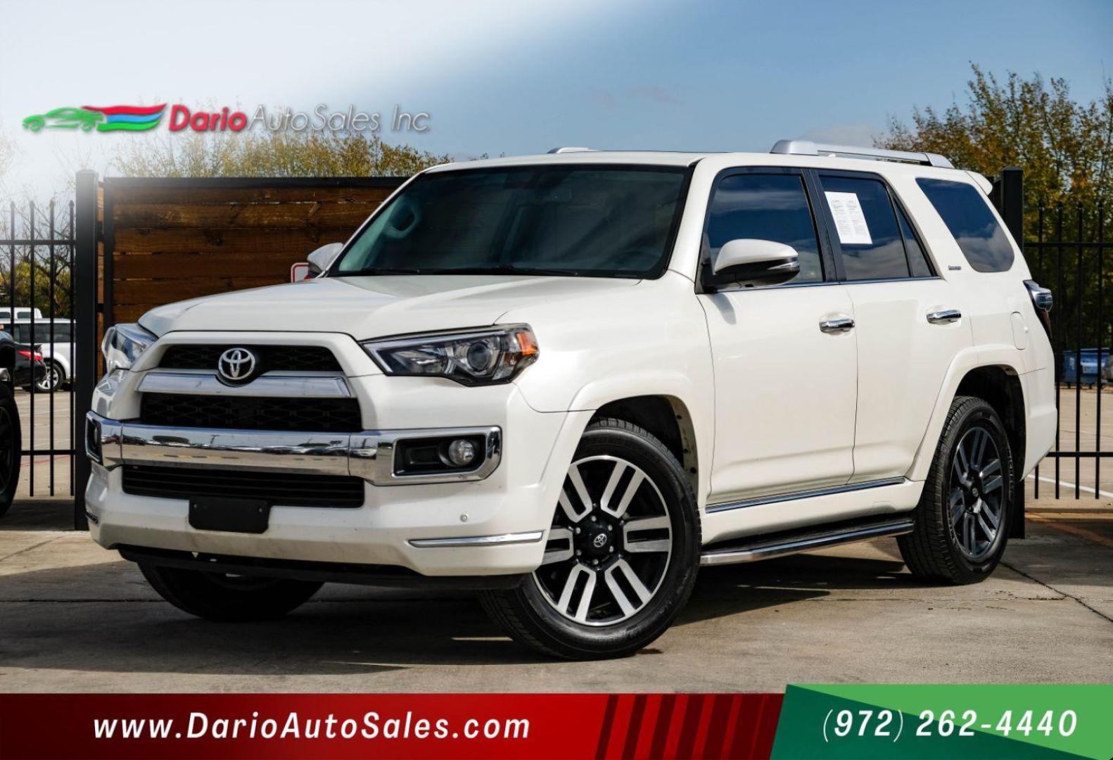 2016 WHITE Toyota 4Runner SR5 2WD (JTEZU5JR9G5) with an 4.0L V6 DOHC 24V engine, 5-Speed Automatic transmission, located at 2401 E Main St., Grand Prairie, TX, 75050, (972) 262-4440, 32.748981, -96.969643 - Photo#0