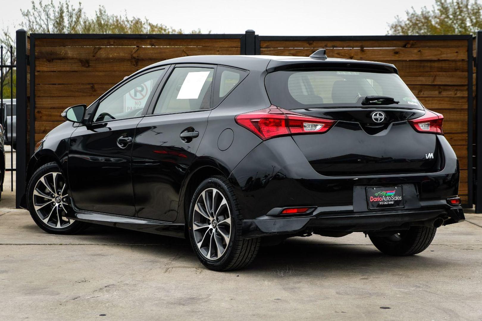 2016 Black Scion iM CVT (JTNKARJE2GJ) with an 1.8L L4 DOHC 16V engine, Continuously Variable Transmission transmission, located at 2401 E Main St., Grand Prairie, TX, 75050, (972) 262-4440, 32.748981, -96.969643 - Photo#7