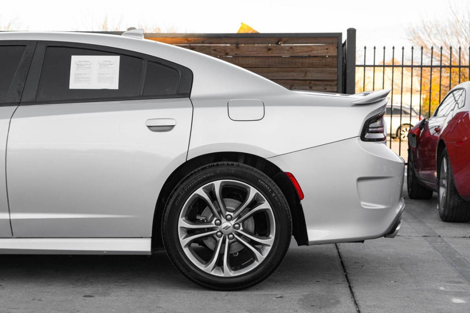 2021 SILVER Dodge Charger R/T (2C3CDXCT4MH) with an 5.7L V8 OHV 16V engine, 8-Speed Automatic transmission, located at 2401 E Main St., Grand Prairie, TX, 75050, (972) 262-4440, 32.748981, -96.969643 - Photo#10