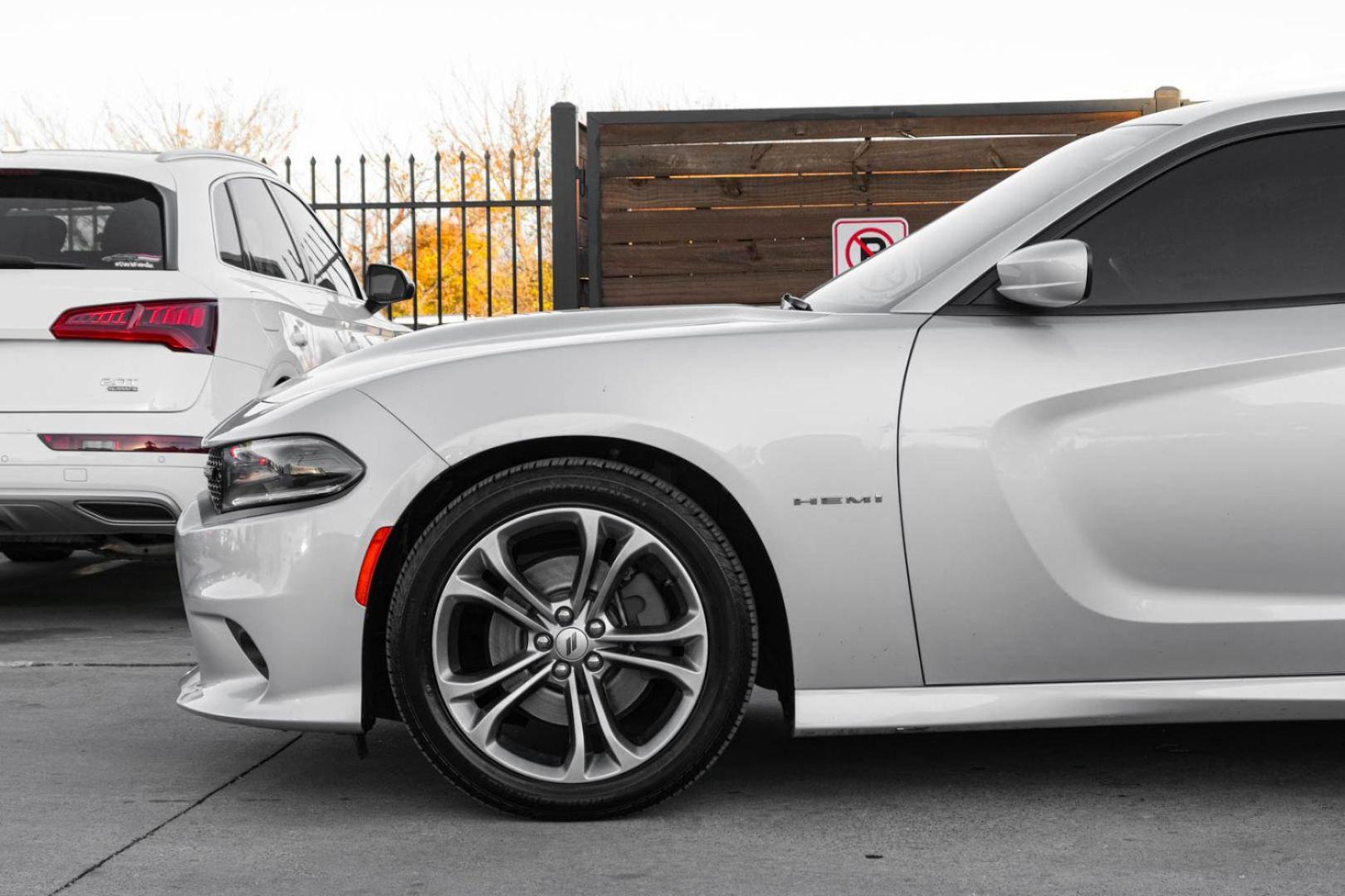 2021 SILVER Dodge Charger R/T (2C3CDXCT4MH) with an 5.7L V8 OHV 16V engine, 8-Speed Automatic transmission, located at 2401 E Main St., Grand Prairie, TX, 75050, (972) 262-4440, 32.748981, -96.969643 - Photo#9