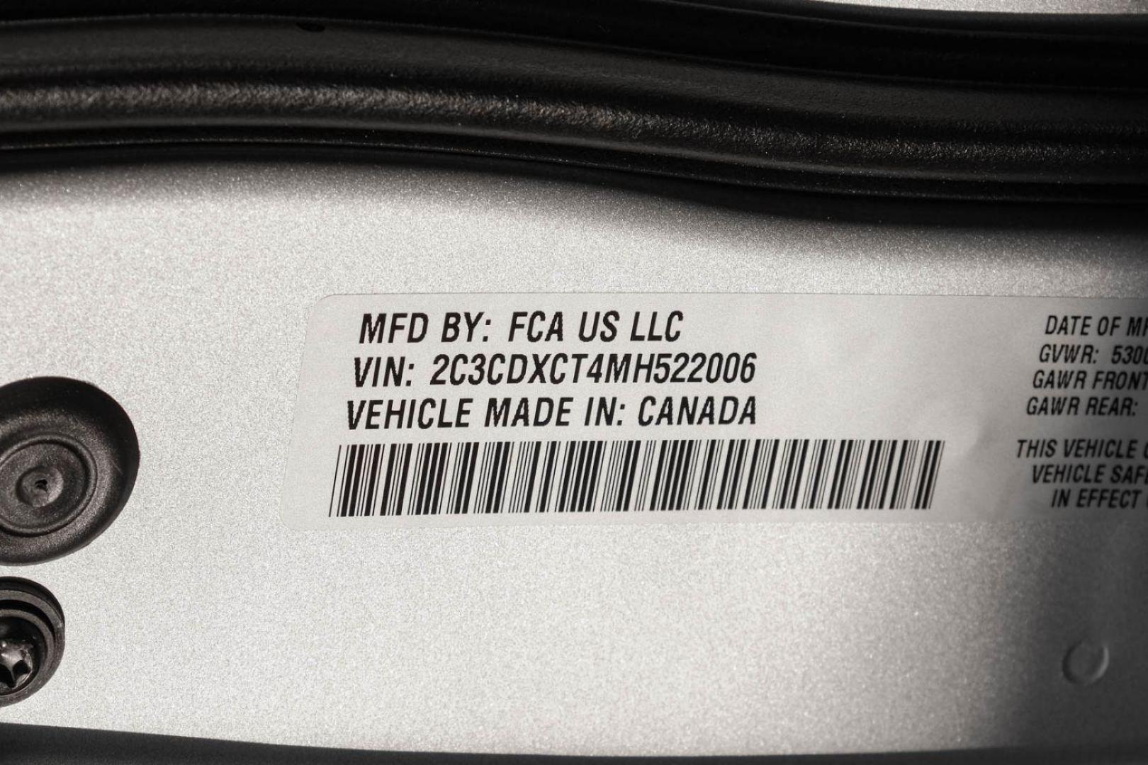 2021 SILVER Dodge Charger R/T (2C3CDXCT4MH) with an 5.7L V8 OHV 16V engine, 8-Speed Automatic transmission, located at 2401 E Main St., Grand Prairie, TX, 75050, (972) 262-4440, 32.748981, -96.969643 - Photo#55