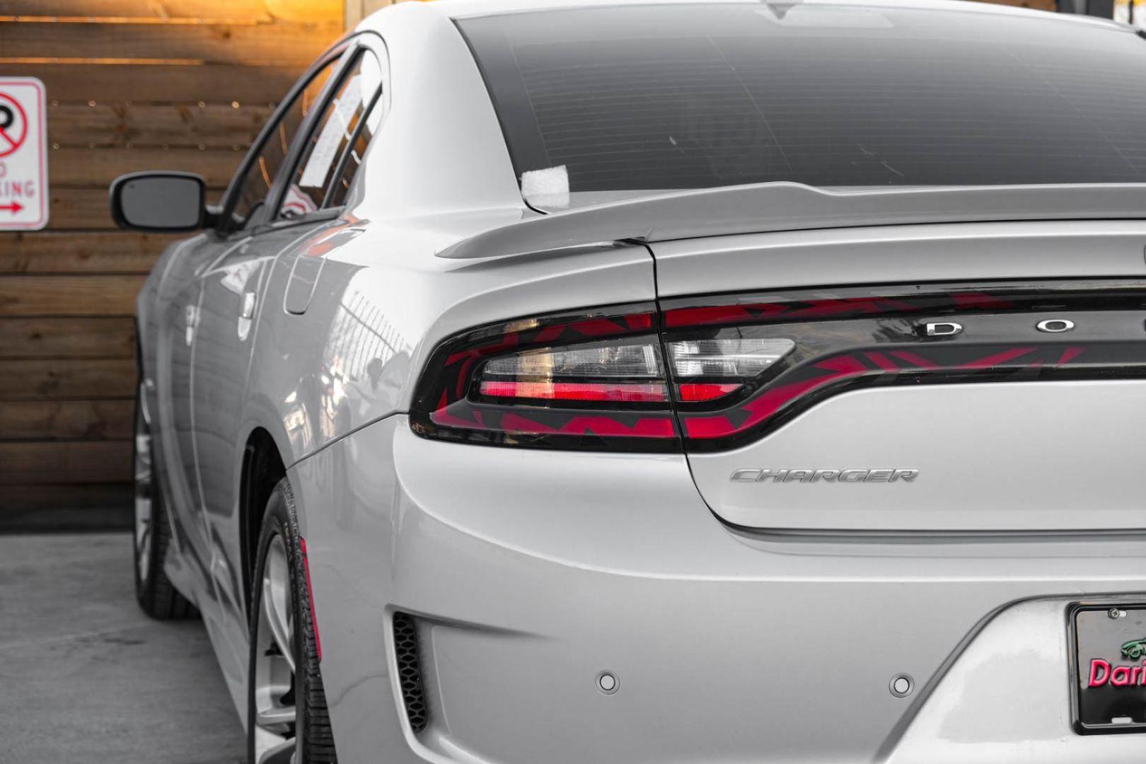 2021 SILVER Dodge Charger R/T (2C3CDXCT4MH) with an 5.7L V8 OHV 16V engine, 8-Speed Automatic transmission, located at 2401 E Main St., Grand Prairie, TX, 75050, (972) 262-4440, 32.748981, -96.969643 - Photo#42