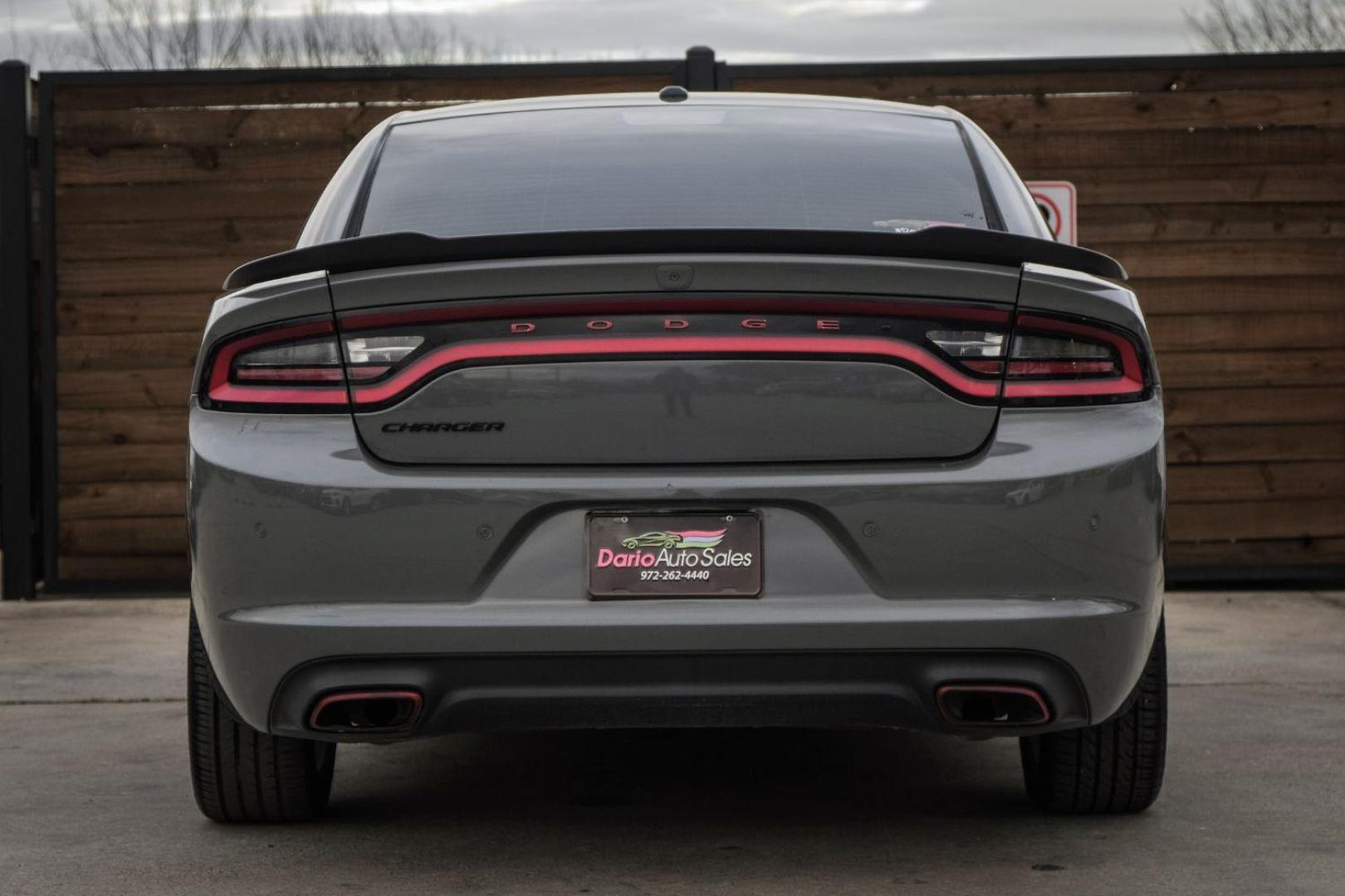 2019 GRAY Dodge Charger SXT (2C3CDXBG4KH) with an 3.6L V6 DOHC 24V engine, 8-Speed Automatic transmission, located at 2401 E Main St., Grand Prairie, TX, 75050, (972) 262-4440, 32.748981, -96.969643 - Photo#6