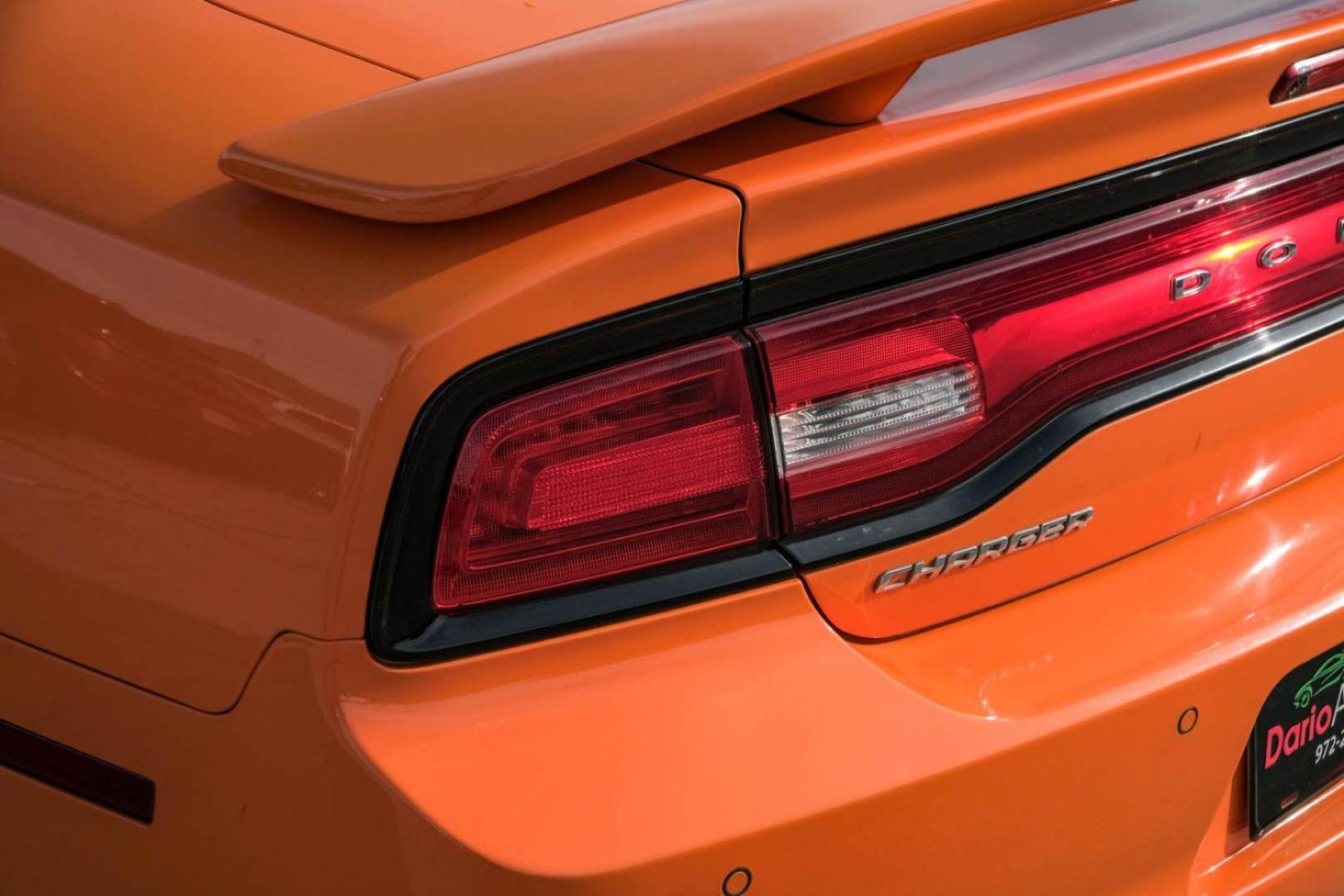 2014 ORANGE Dodge Charger R/T (2C3CDXCTXEH) with an 5.7L V8 OHV 16V engine, 5-Speed Automatic transmission, located at 2401 E Main St., Grand Prairie, TX, 75050, (972) 262-4440, 32.748981, -96.969643 - Photo#44