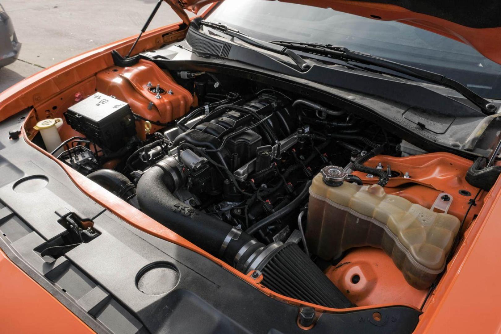 2014 ORANGE Dodge Charger R/T (2C3CDXCTXEH) with an 5.7L V8 OHV 16V engine, 5-Speed Automatic transmission, located at 2401 E Main St., Grand Prairie, TX, 75050, (972) 262-4440, 32.748981, -96.969643 - Photo#46