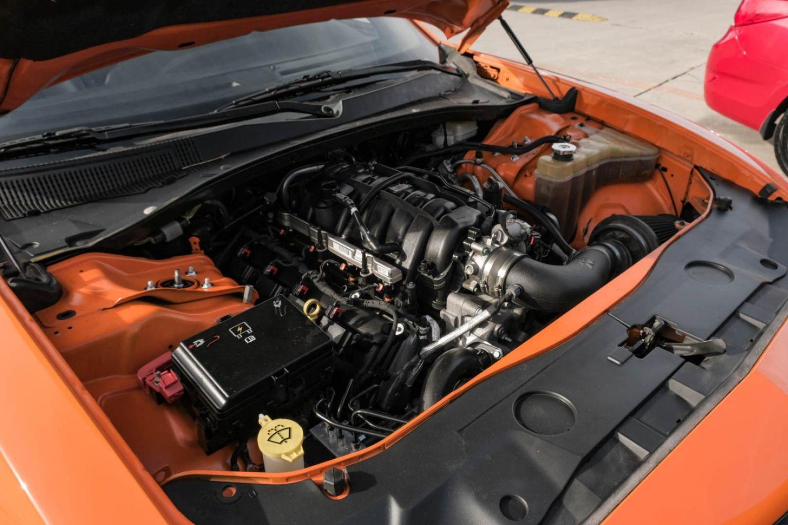 2014 ORANGE Dodge Charger R/T (2C3CDXCTXEH) with an 5.7L V8 OHV 16V engine, 5-Speed Automatic transmission, located at 2401 E Main St., Grand Prairie, TX, 75050, (972) 262-4440, 32.748981, -96.969643 - Photo#48