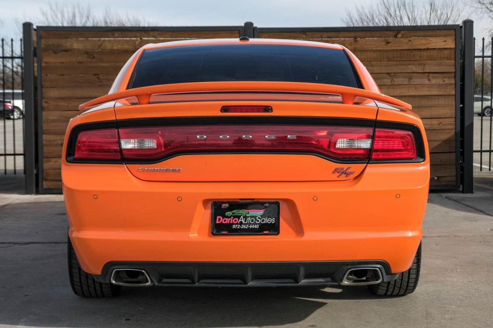 2014 ORANGE Dodge Charger R/T (2C3CDXCTXEH) with an 5.7L V8 OHV 16V engine, 5-Speed Automatic transmission, located at 2401 E Main St., Grand Prairie, TX, 75050, (972) 262-4440, 32.748981, -96.969643 - Photo#6