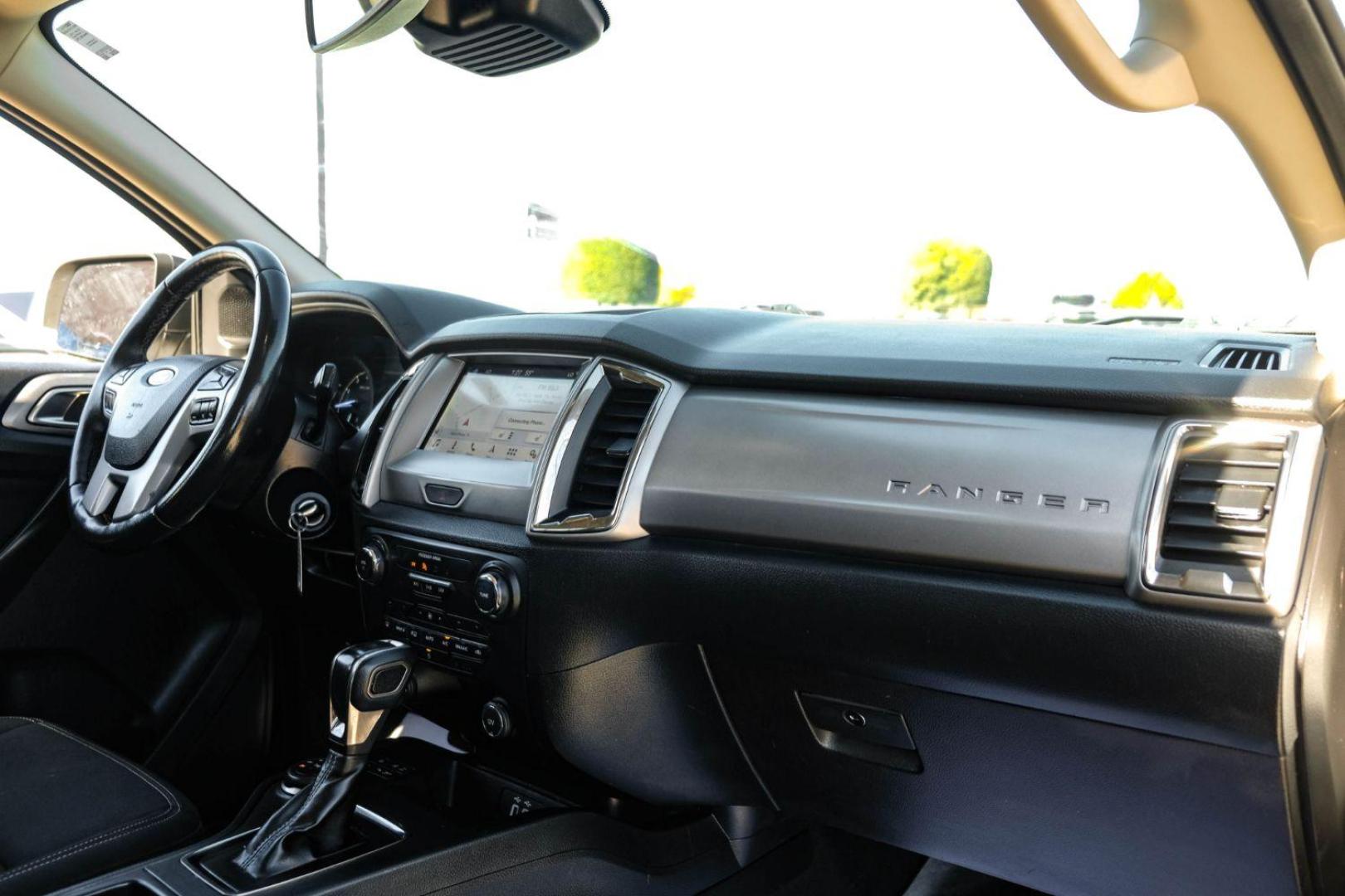 2019 WHITE Ford Ranger XL SuperCrew 4WD (1FTER4FHXKL) with an 2.3L L4 DOHC 16V engine, 10-Speed Automatic transmission, located at 2401 E Main St., Grand Prairie, TX, 75050, (972) 262-4440, 32.748981, -96.969643 - Photo#11