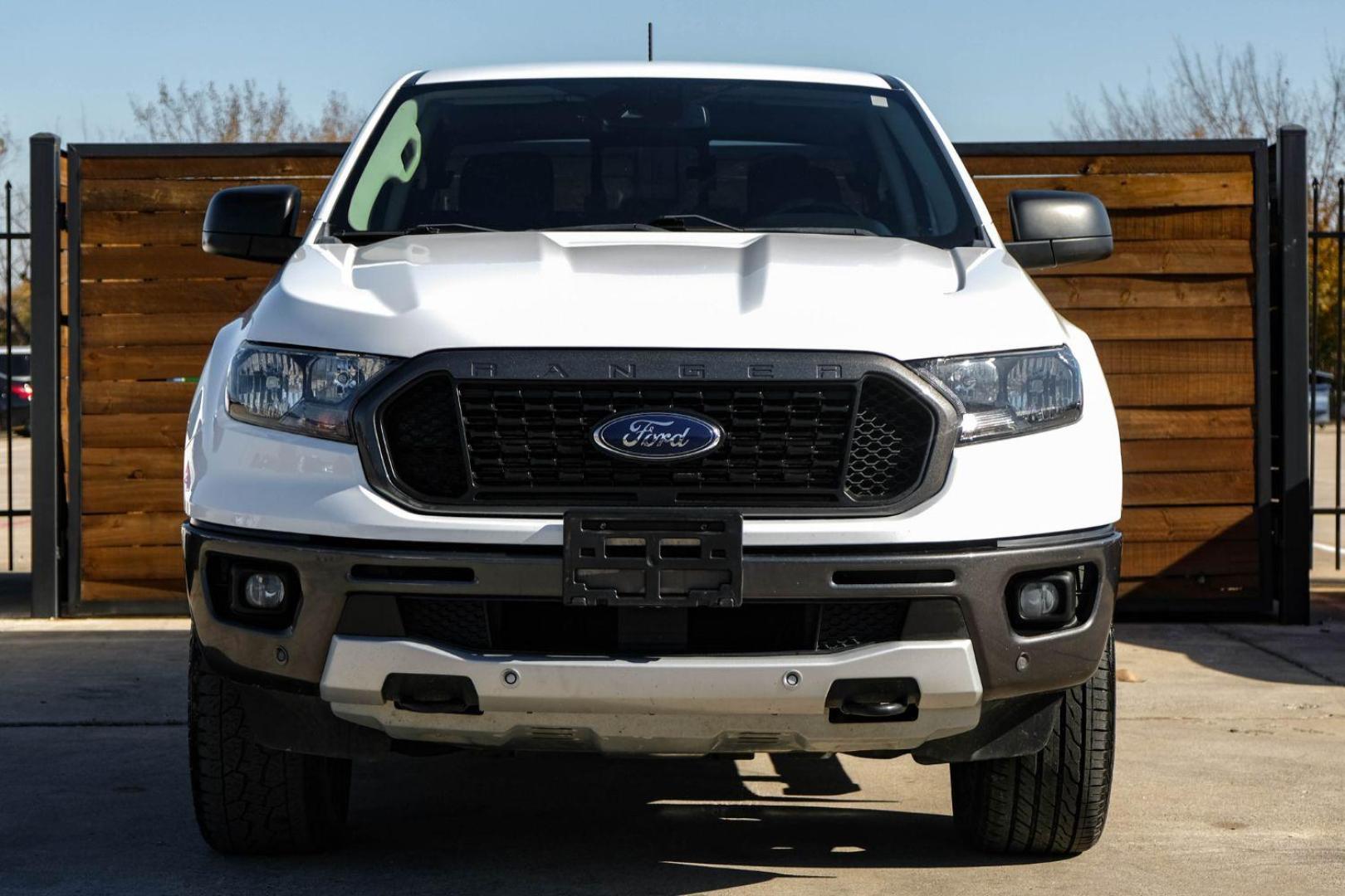 2019 WHITE Ford Ranger XL SuperCrew 4WD (1FTER4FHXKL) with an 2.3L L4 DOHC 16V engine, 10-Speed Automatic transmission, located at 2401 E Main St., Grand Prairie, TX, 75050, (972) 262-4440, 32.748981, -96.969643 - Photo#2