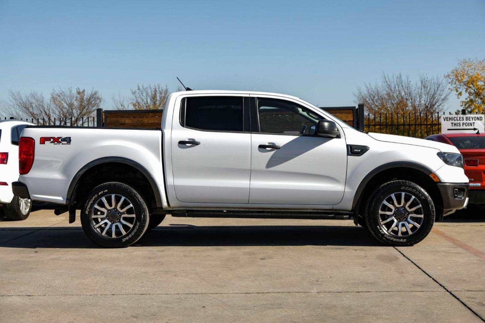 2019 WHITE Ford Ranger XL SuperCrew 4WD (1FTER4FHXKL) with an 2.3L L4 DOHC 16V engine, 10-Speed Automatic transmission, located at 2401 E Main St., Grand Prairie, TX, 75050, (972) 262-4440, 32.748981, -96.969643 - Photo#4