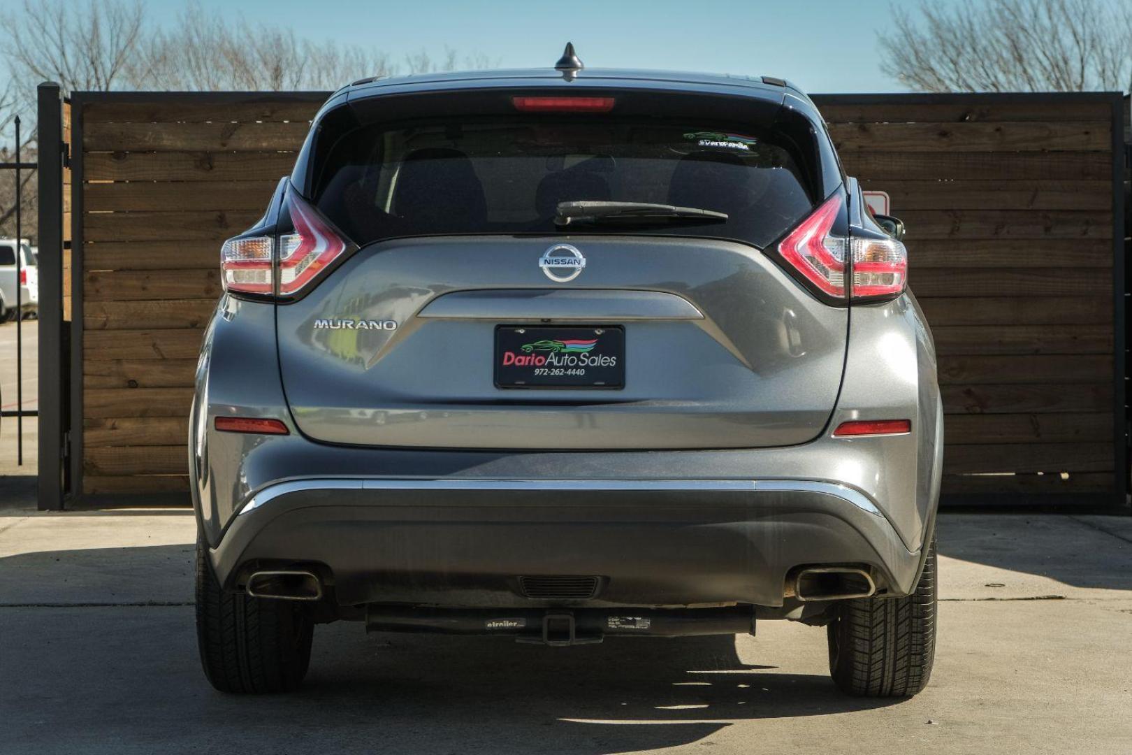 2017 GRAY Nissan Murano S (5N1AZ2MG4HN) with an 3.5L V6 DOHC 24V engine, Continuously Variable Transmission transmission, located at 2401 E Main St., Grand Prairie, TX, 75050, (972) 262-4440, 32.748981, -96.969643 - Photo#6