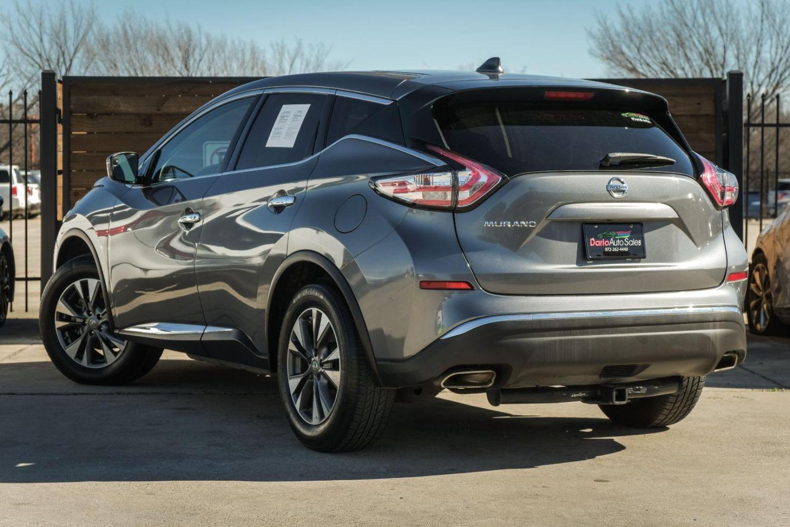 2017 GRAY Nissan Murano S (5N1AZ2MG4HN) with an 3.5L V6 DOHC 24V engine, Continuously Variable Transmission transmission, located at 2401 E Main St., Grand Prairie, TX, 75050, (972) 262-4440, 32.748981, -96.969643 - Photo#7