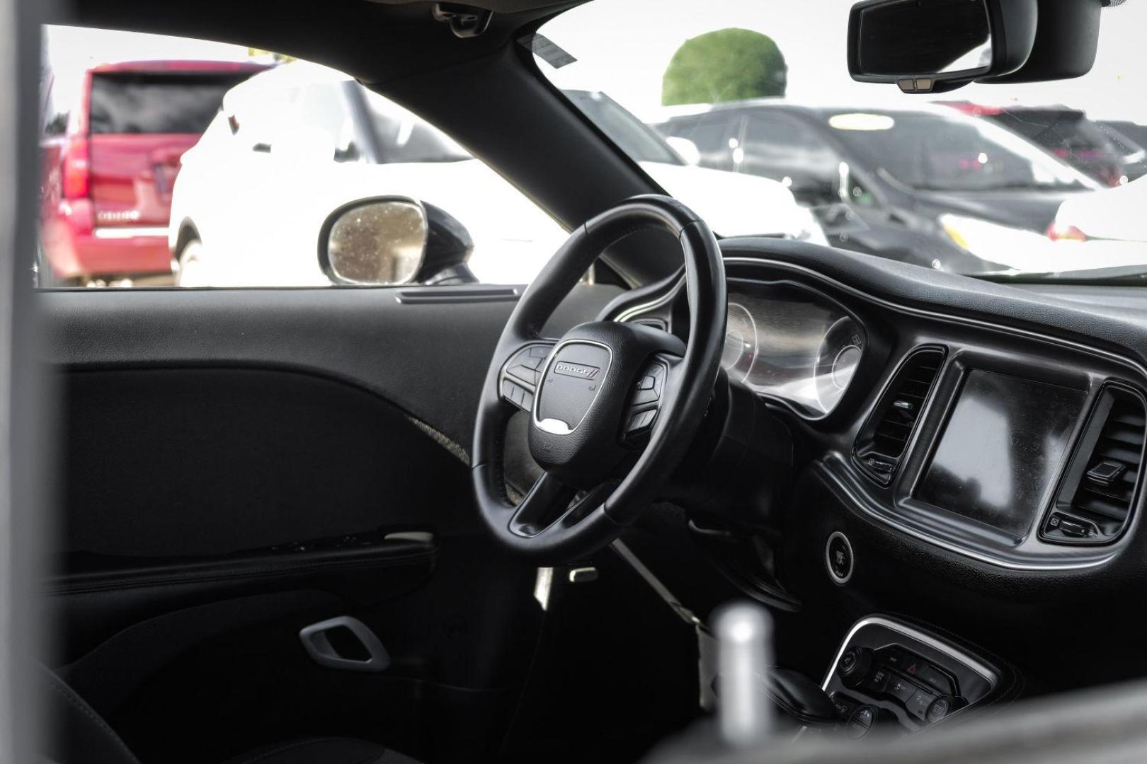 2015 BLACK Dodge Challenger SXT (2C3CDZAG6FH) with an 3.6L V6 DOHC 24V engine, 5-Speed Automatic transmission, located at 2401 E Main St., Grand Prairie, TX, 75050, (972) 262-4440, 32.748981, -96.969643 - Photo#12