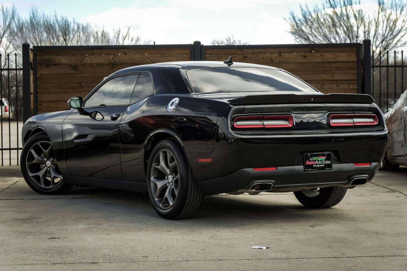 2015 BLACK Dodge Challenger SXT (2C3CDZAG6FH) with an 3.6L V6 DOHC 24V engine, 5-Speed Automatic transmission, located at 2401 E Main St., Grand Prairie, TX, 75050, (972) 262-4440, 32.748981, -96.969643 - Photo#7