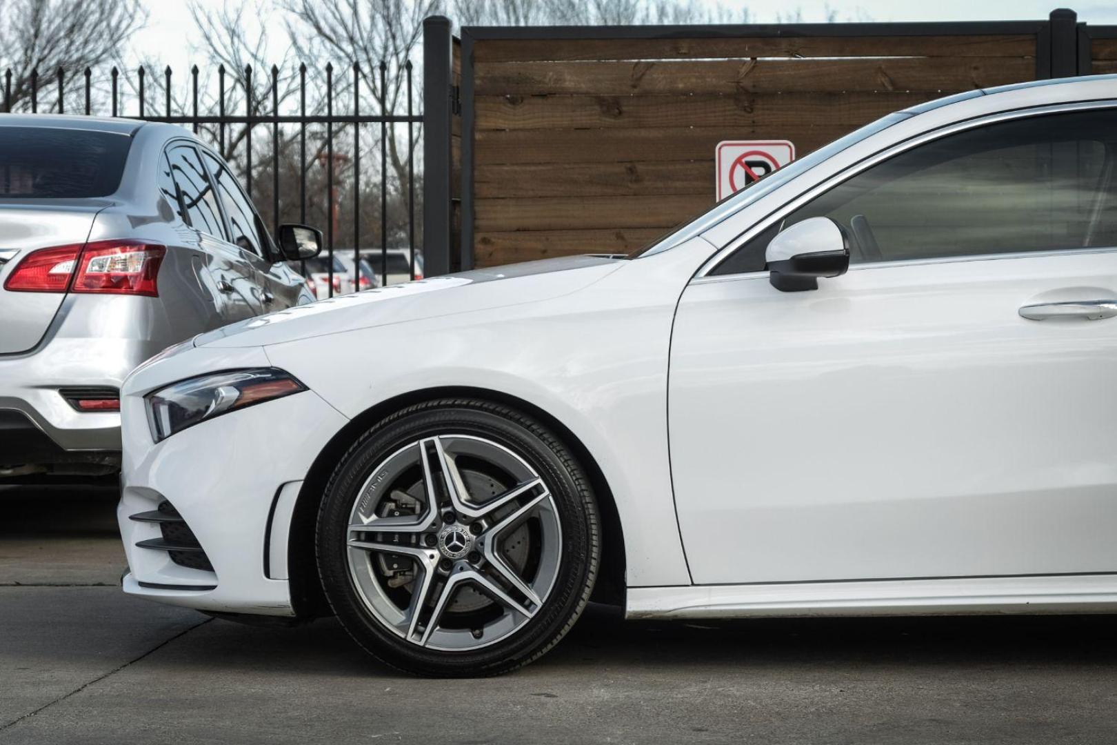 2019 WHITE Mercedes-Benz A-Class A 220 4MATIC (WDD3G4EB5KW) with an 2.2L L4 DOHC 16V engine, 7-Speed Automatic transmission, located at 2401 E Main St., Grand Prairie, TX, 75050, (972) 262-4440, 32.748981, -96.969643 - Photo#9