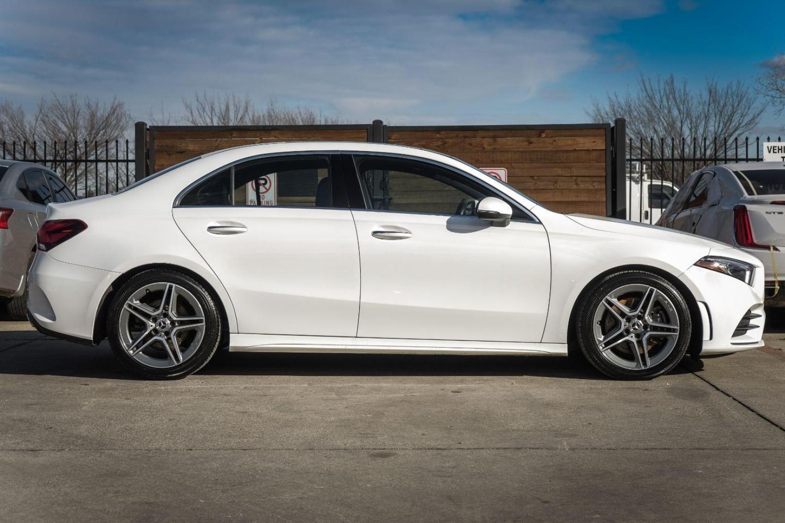 2019 WHITE Mercedes-Benz A-Class A 220 4MATIC (WDD3G4EB5KW) with an 2.2L L4 DOHC 16V engine, 7-Speed Automatic transmission, located at 2401 E Main St., Grand Prairie, TX, 75050, (972) 262-4440, 32.748981, -96.969643 - Photo#4