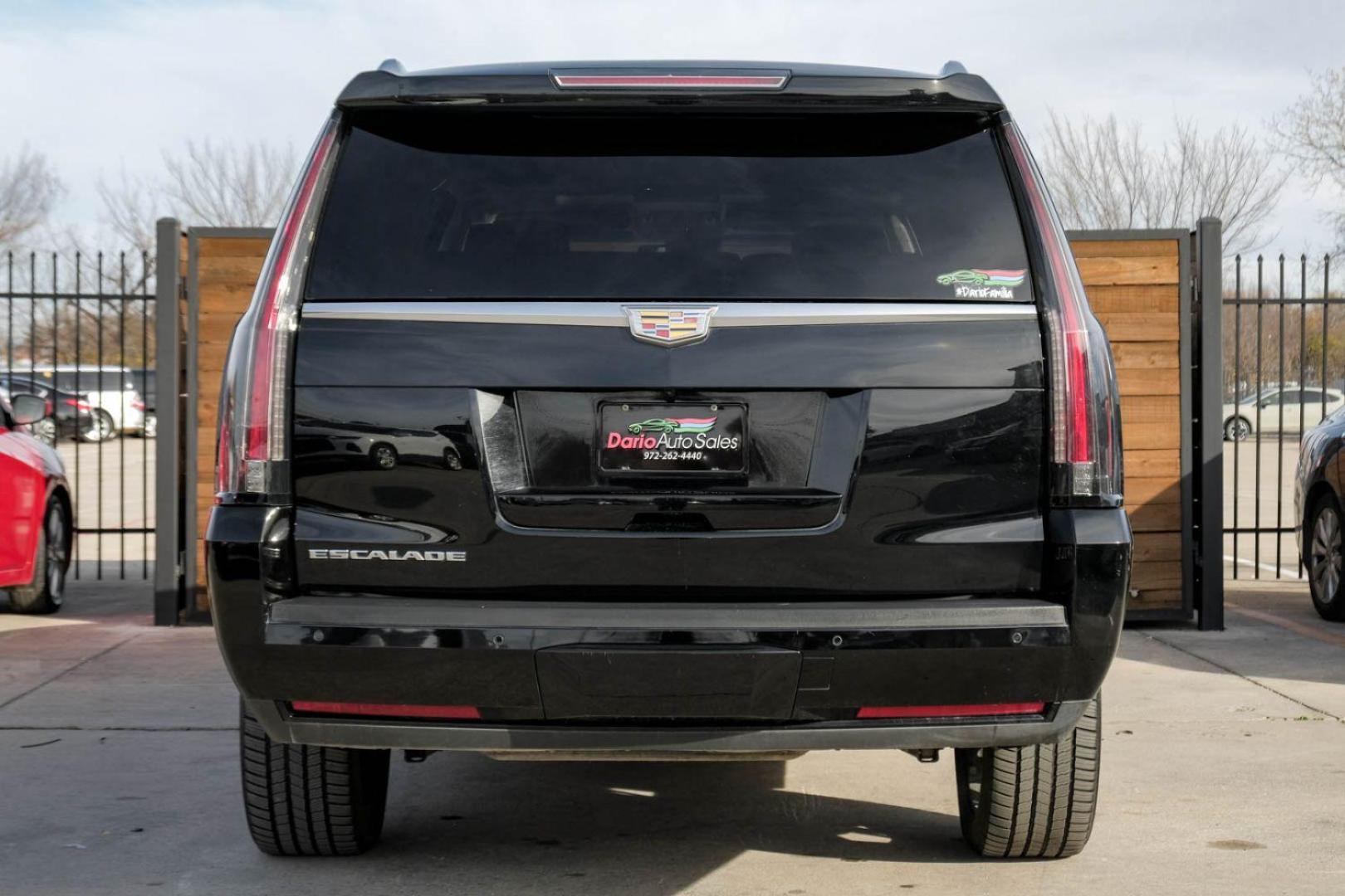 2015 BLACK Cadillac Escalade ESV Premium 4WD (1GYS4TKJ4FR) with an 6.2L V8 OHV 16V FFV engine, 8-Speed Automatic transmission, located at 2401 E Main St., Grand Prairie, TX, 75050, (972) 262-4440, 32.748981, -96.969643 - Photo#6