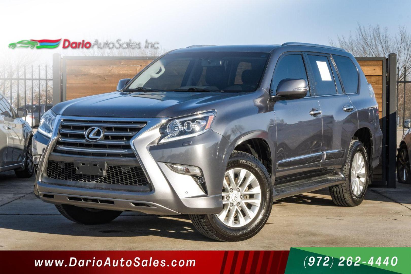 2019 GRAY Lexus GX 460 Base (JTJBM7FX0K5) with an 4.6L V8 DOHC 32V engine, 6-Speed Automatic transmission, located at 2401 E Main St., Grand Prairie, TX, 75050, (972) 262-4440, 32.748981, -96.969643 - Photo#0