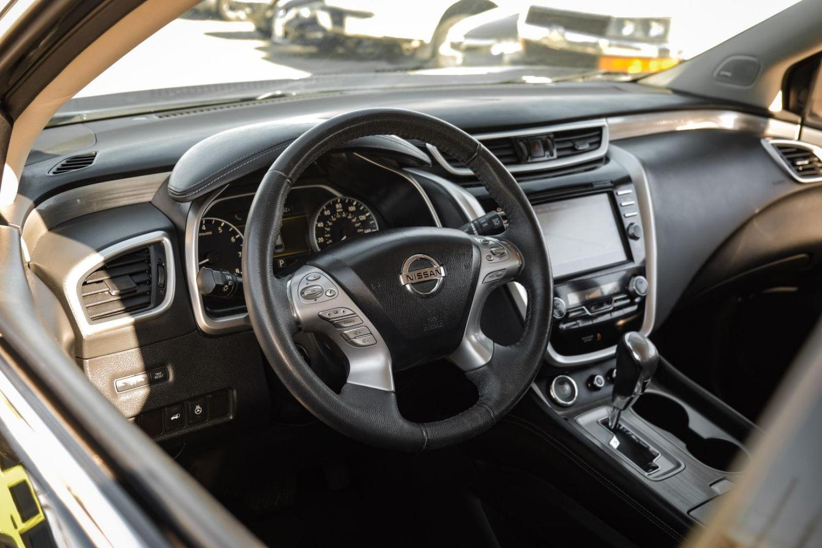 2015 BLACK Nissan Murano S (5N1AZ2MG2FN) with an 3.5L V6 DOHC 24V engine, Continuously Variable Transmission transmission, located at 2401 E Main St., Grand Prairie, TX, 75050, (972) 262-4440, 32.748981, -96.969643 - Photo#14