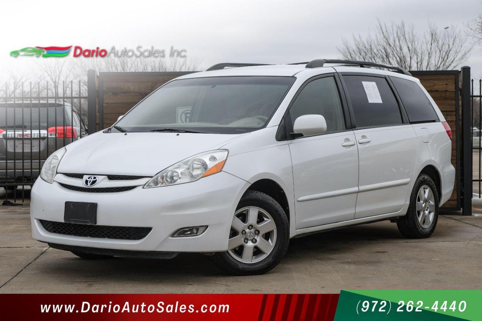 2006 WHITE Toyota Sienna XLE (5TDZA22C26S) with an 3.3L V6 DOHC 24V engine, 5-Speed Automatic transmission, located at 2401 E Main St., Grand Prairie, TX, 75050, (972) 262-4440, 32.748981, -96.969643 - Photo#0