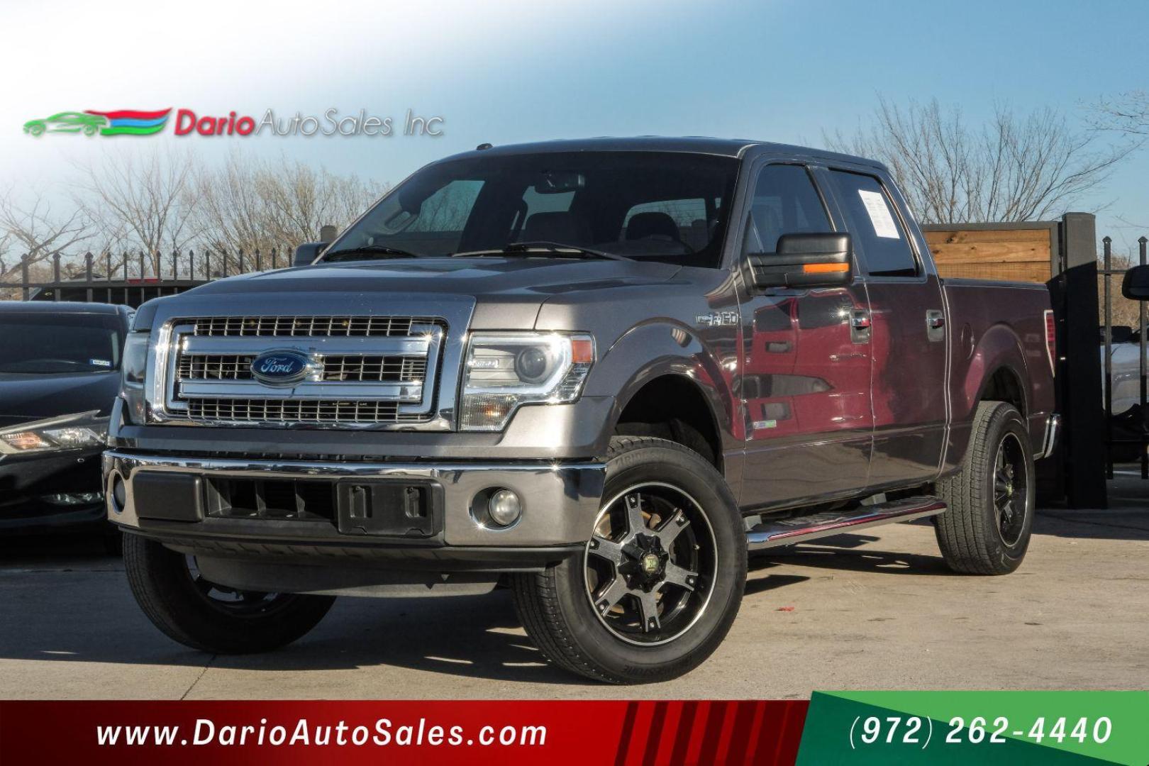 2014 GRAY Ford F-150 XL SuperCrew 5.5-ft. Bed 2WD (1FTFW1CT7EK) with an 3.5L V6 TURBO engine, 6-Speed Automatic transmission, located at 2401 E Main St., Grand Prairie, TX, 75050, (972) 262-4440, 32.748981, -96.969643 - Photo#0