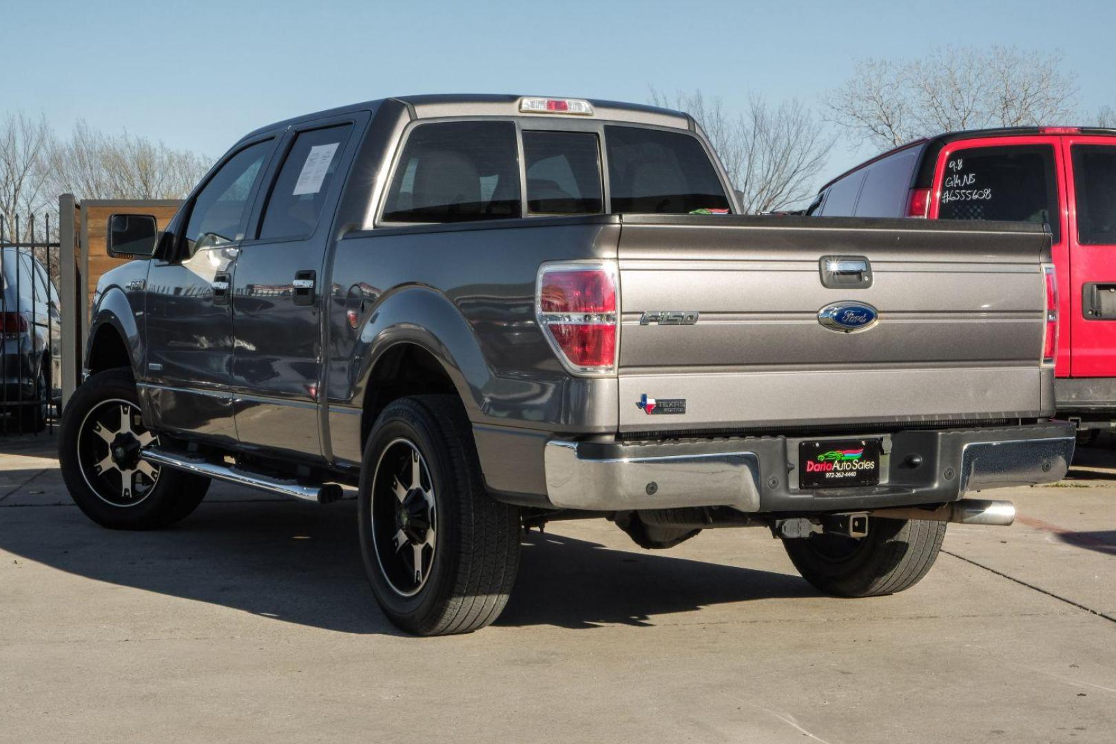 2014 GRAY Ford F-150 XL SuperCrew 5.5-ft. Bed 2WD (1FTFW1CT7EK) with an 3.5L V6 TURBO engine, 6-Speed Automatic transmission, located at 2401 E Main St., Grand Prairie, TX, 75050, (972) 262-4440, 32.748981, -96.969643 - Photo#9