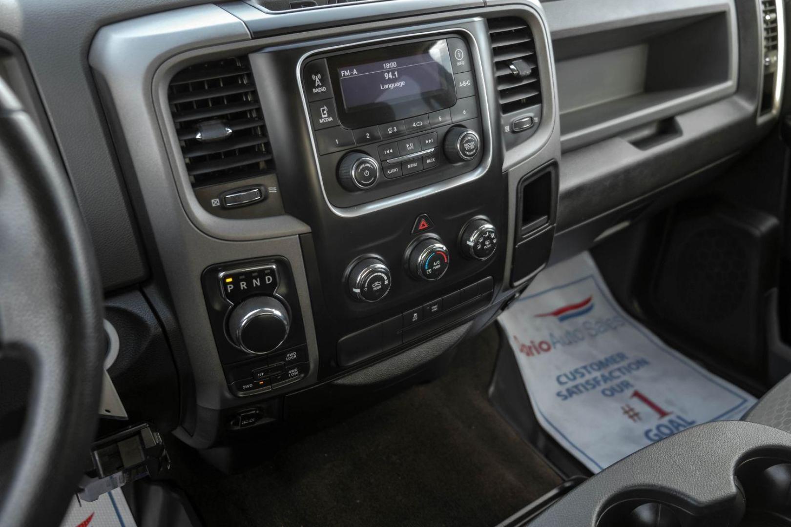 2015 BLACK RAM 1500 Tradesman Crew Cab SWB 4WD (1C6RR7KT3FS) with an 5.7L V8 OHV 16V engine, 8-Speed Automatic transmission, located at 2401 E Main St., Grand Prairie, TX, 75050, (972) 262-4440, 32.748981, -96.969643 - Photo#23