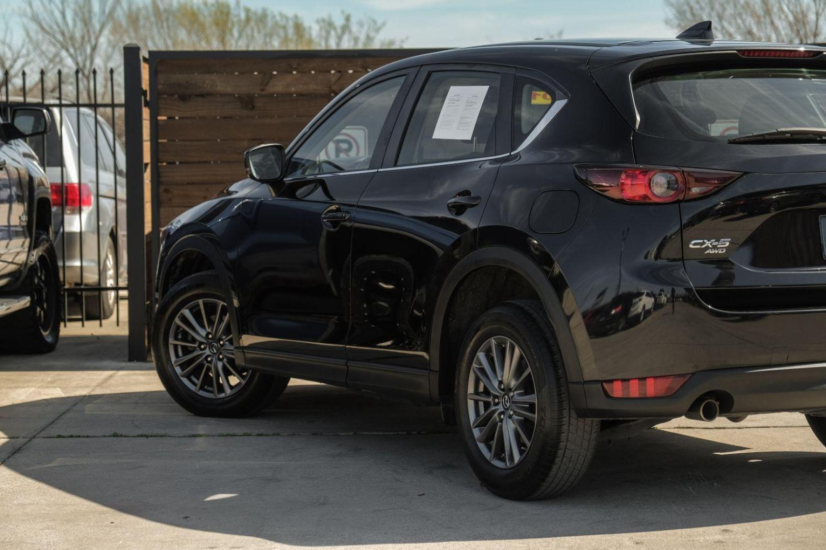 2018 BLACK Mazda CX-5 Sport AWD (JM3KFBBM5J0) with an 2.5L L4 DOHC 16V engine, 6-Speed Automatic transmission, located at 2401 E Main St., Grand Prairie, TX, 75050, (972) 262-4440, 32.748981, -96.969643 - Photo#12