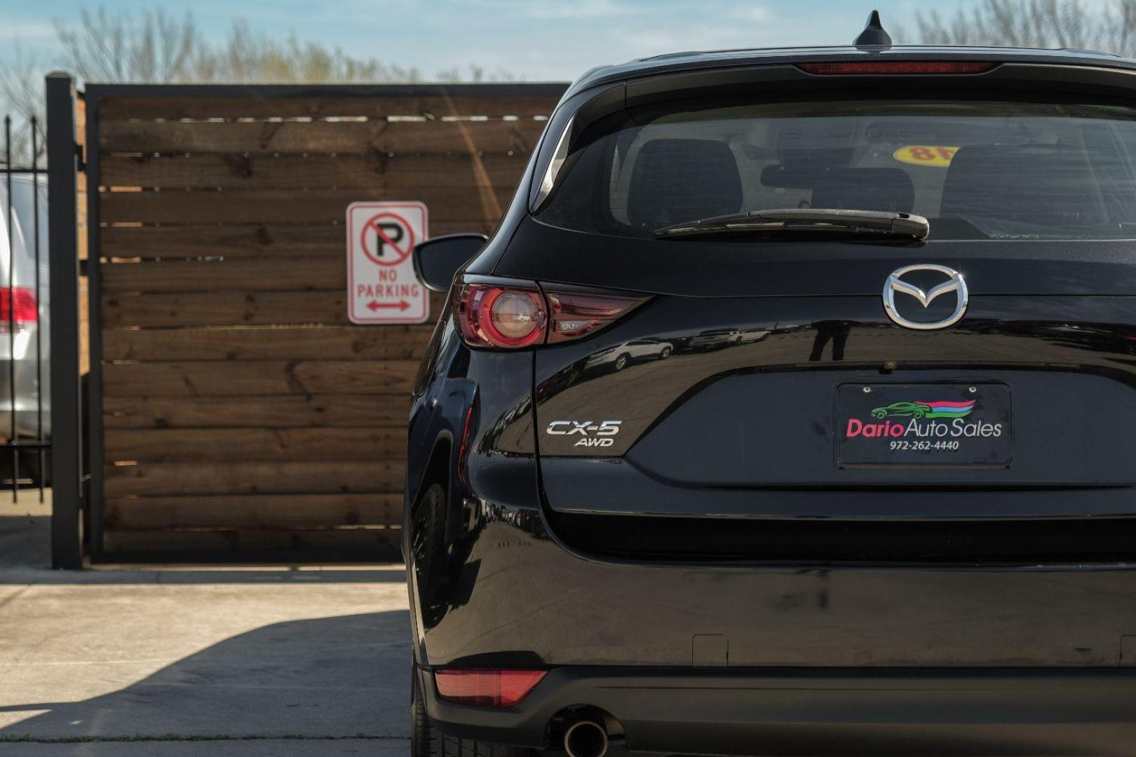 2018 BLACK Mazda CX-5 Sport AWD (JM3KFBBM5J0) with an 2.5L L4 DOHC 16V engine, 6-Speed Automatic transmission, located at 2401 E Main St., Grand Prairie, TX, 75050, (972) 262-4440, 32.748981, -96.969643 - Photo#48