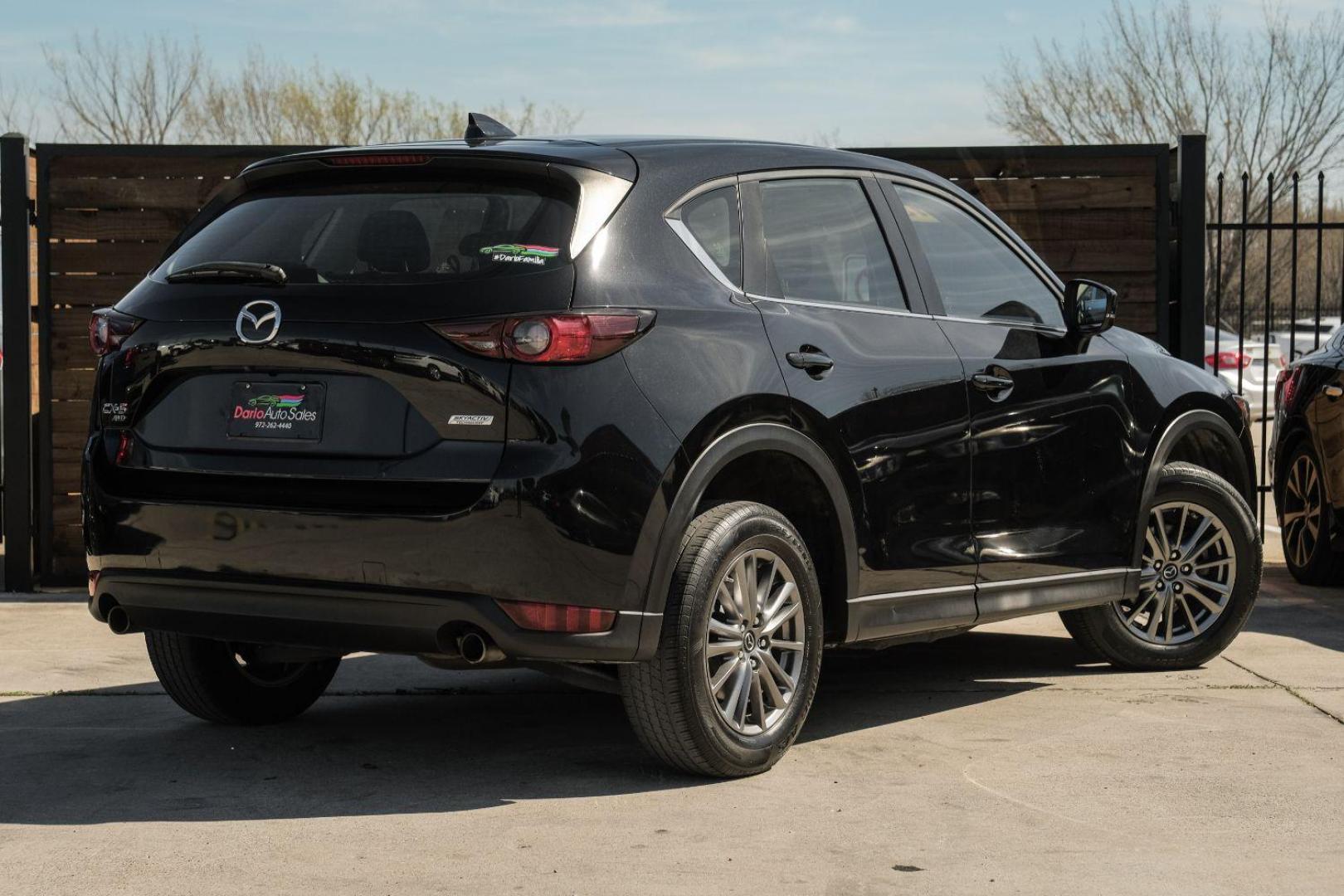 2018 BLACK Mazda CX-5 Sport AWD (JM3KFBBM5J0) with an 2.5L L4 DOHC 16V engine, 6-Speed Automatic transmission, located at 2401 E Main St., Grand Prairie, TX, 75050, (972) 262-4440, 32.748981, -96.969643 - Photo#9