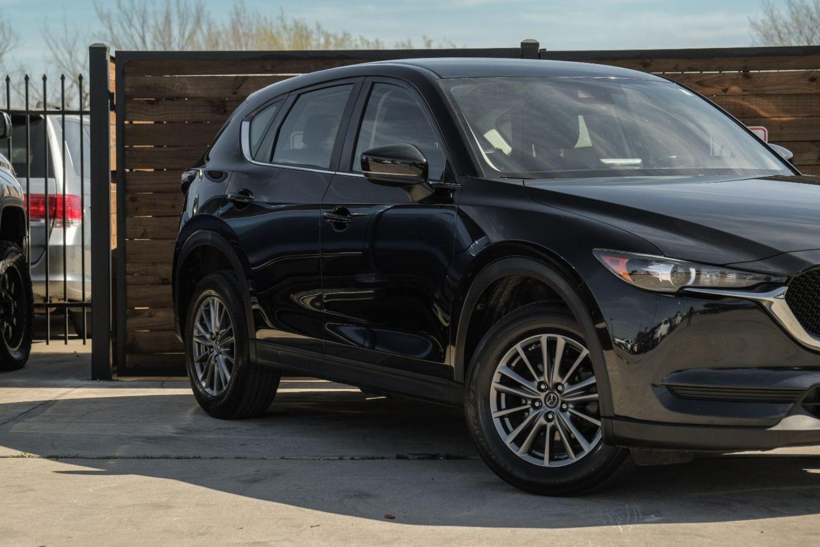 2018 BLACK Mazda CX-5 Sport AWD (JM3KFBBM5J0) with an 2.5L L4 DOHC 16V engine, 6-Speed Automatic transmission, located at 2401 E Main St., Grand Prairie, TX, 75050, (972) 262-4440, 32.748981, -96.969643 - Photo#6