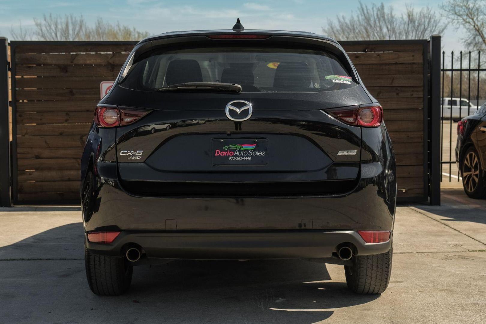 2018 BLACK Mazda CX-5 Sport AWD (JM3KFBBM5J0) with an 2.5L L4 DOHC 16V engine, 6-Speed Automatic transmission, located at 2401 E Main St., Grand Prairie, TX, 75050, (972) 262-4440, 32.748981, -96.969643 - Photo#10