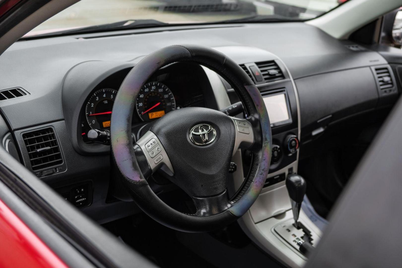 2009 Red Toyota Corolla XRS 5-Speed AT (1NXBE40E79Z) with an 1.8L L4 DOHC 16V engine, 5-Speed Automatic transmission, located at 2401 E Main St., Grand Prairie, TX, 75050, (972) 262-4440, 32.748981, -96.969643 - Photo#14