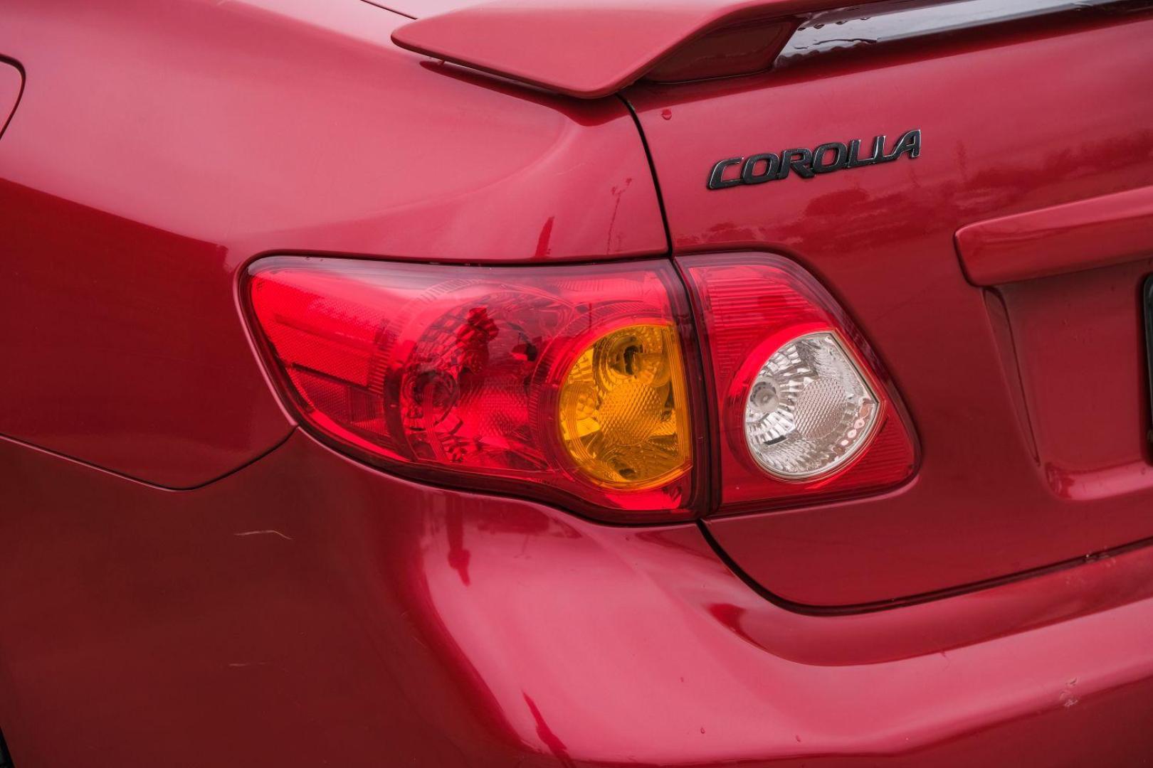 2009 Red Toyota Corolla XRS 5-Speed AT (1NXBE40E79Z) with an 1.8L L4 DOHC 16V engine, 5-Speed Automatic transmission, located at 2401 E Main St., Grand Prairie, TX, 75050, (972) 262-4440, 32.748981, -96.969643 - Photo#40