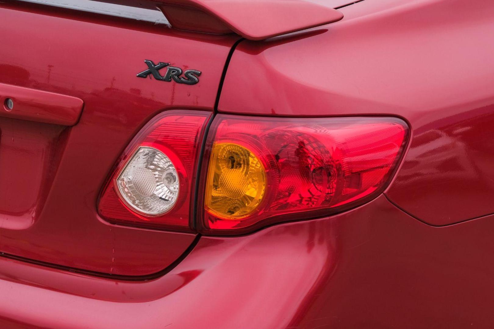 2009 Red Toyota Corolla XRS 5-Speed AT (1NXBE40E79Z) with an 1.8L L4 DOHC 16V engine, 5-Speed Automatic transmission, located at 2401 E Main St., Grand Prairie, TX, 75050, (972) 262-4440, 32.748981, -96.969643 - Photo#41