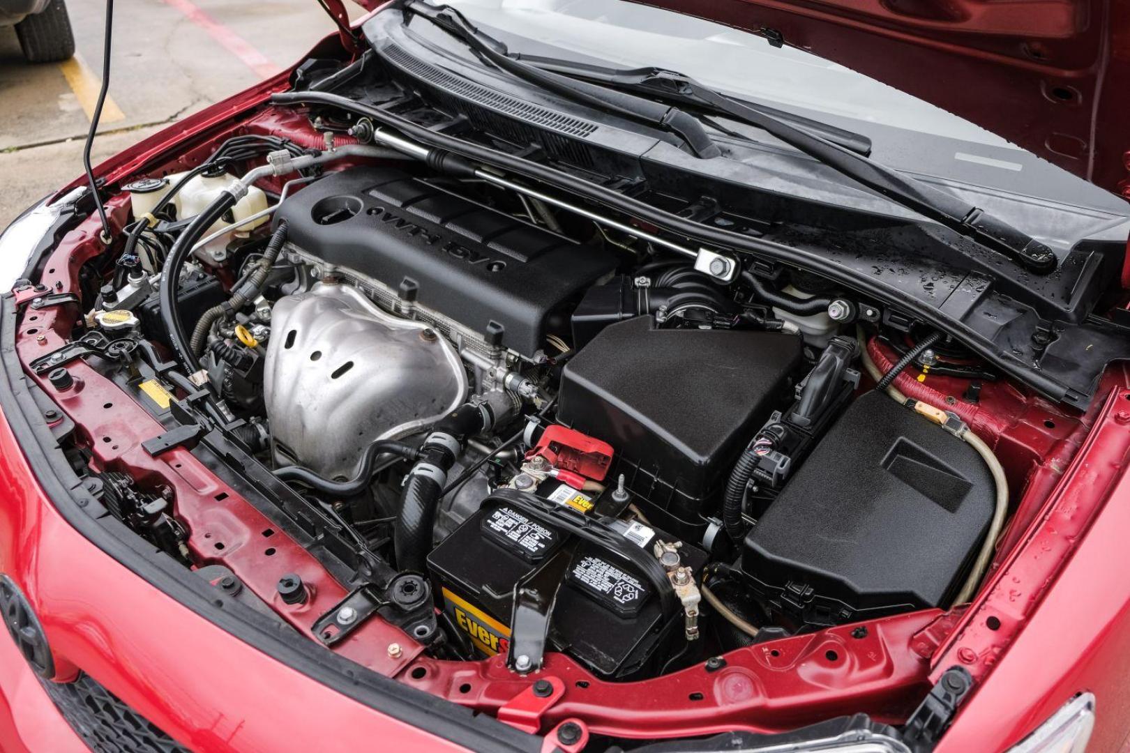 2009 Red Toyota Corolla XRS 5-Speed AT (1NXBE40E79Z) with an 1.8L L4 DOHC 16V engine, 5-Speed Automatic transmission, located at 2401 E Main St., Grand Prairie, TX, 75050, (972) 262-4440, 32.748981, -96.969643 - Photo#42