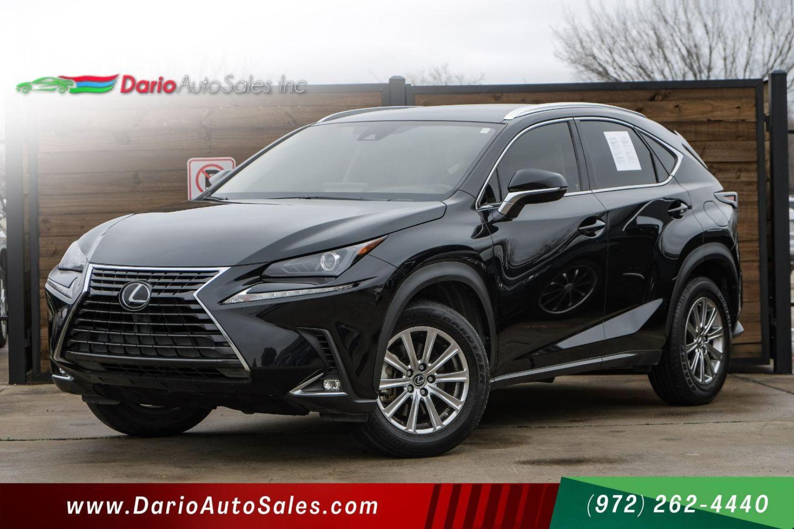 2021 BLACK Lexus NX 300 Luxury (JTJDARBZ6M2) with an 2.0L L4 DOHC 16V engine, 6-Speed Automatic transmission, located at 2401 E Main St., Grand Prairie, TX, 75050, (972) 262-4440, 32.748981, -96.969643 - Photo#0