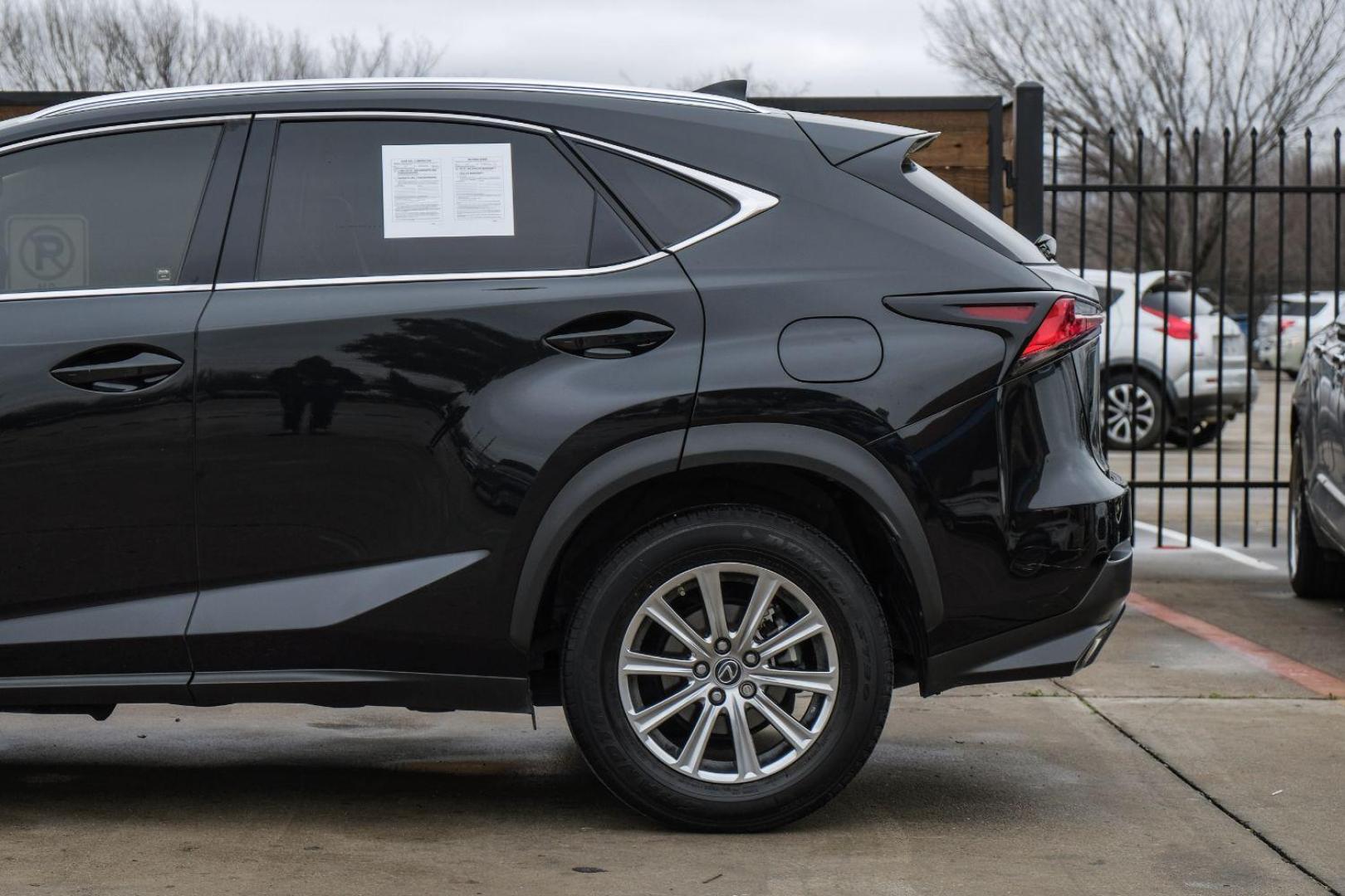 2021 BLACK Lexus NX 300 Luxury (JTJDARBZ6M2) with an 2.0L L4 DOHC 16V engine, 6-Speed Automatic transmission, located at 2401 E Main St., Grand Prairie, TX, 75050, (972) 262-4440, 32.748981, -96.969643 - Photo#10