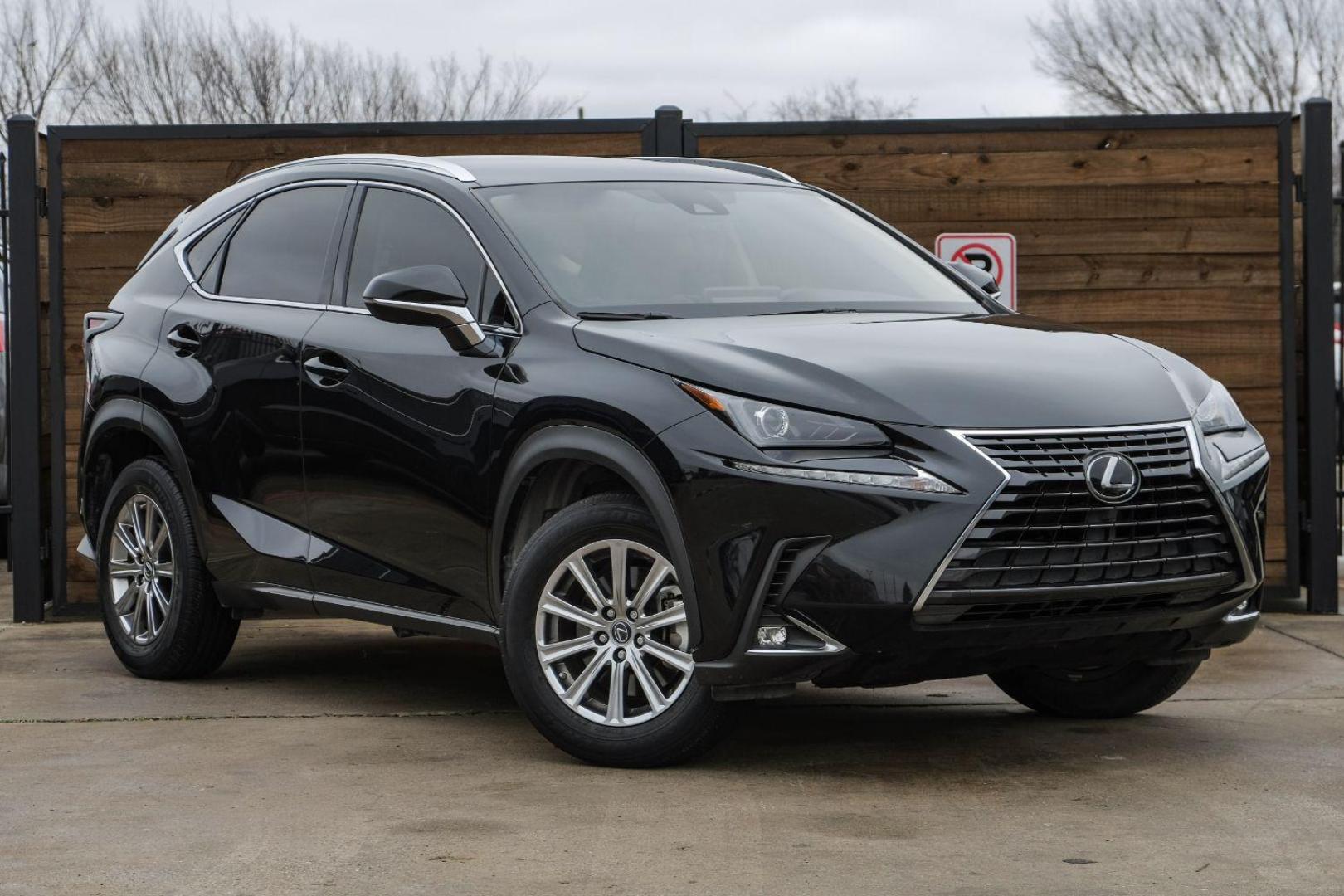 2021 BLACK Lexus NX 300 Luxury (JTJDARBZ6M2) with an 2.0L L4 DOHC 16V engine, 6-Speed Automatic transmission, located at 2401 E Main St., Grand Prairie, TX, 75050, (972) 262-4440, 32.748981, -96.969643 - Photo#3