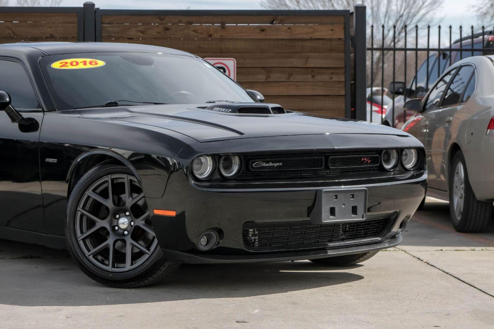 2016 BLACK Dodge Challenger R/T Plus (2C3CDZBT0GH) with an 5.7L V8 OHV 16V engine, located at 2401 E Main St., Grand Prairie, TX, 75050, (972) 262-4440, 32.748981, -96.969643 - Photo#10