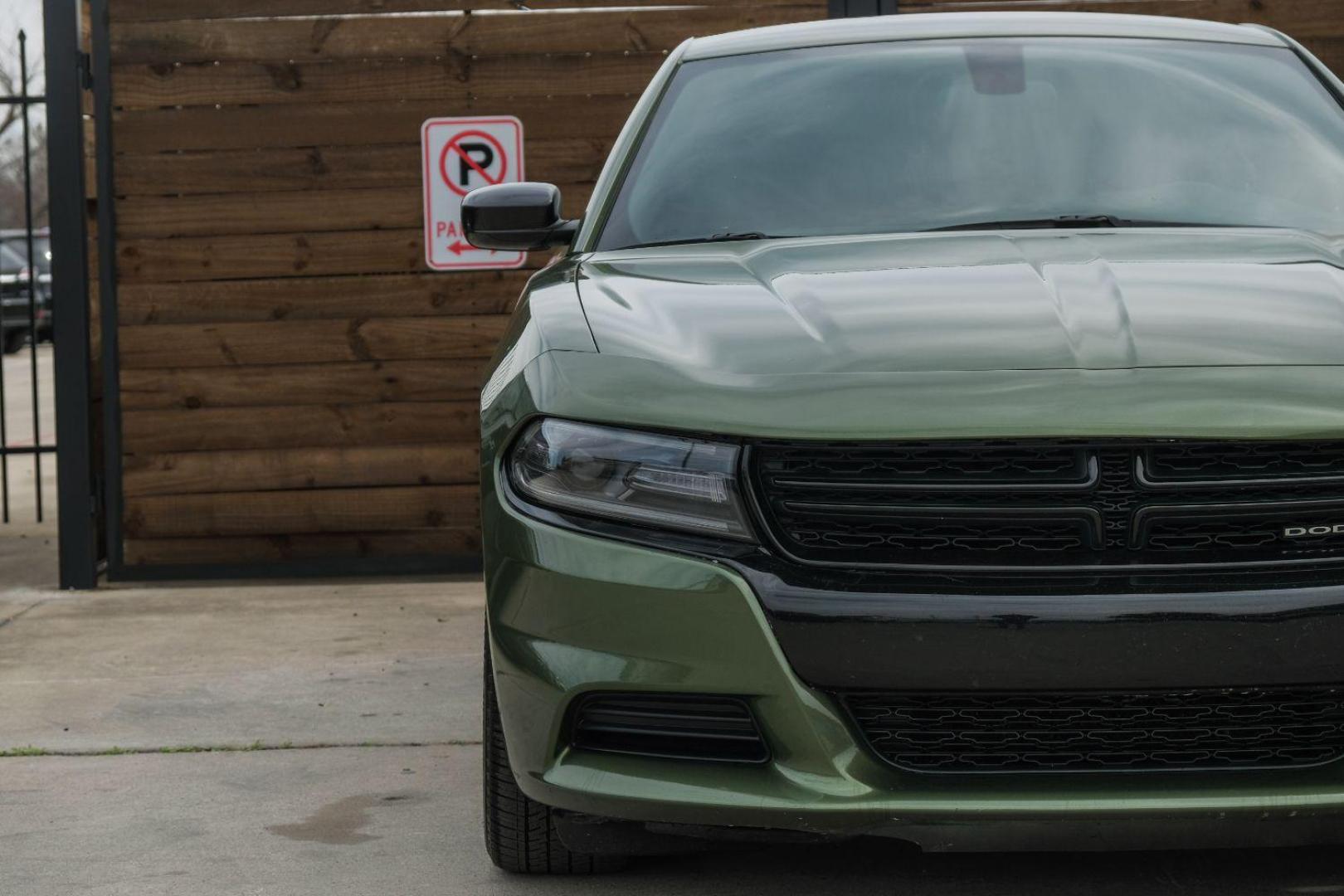 2020 GREEN Dodge Charger SXT (2C3CDXBG3LH) with an 3.6L V6 DOHC 24V engine, 8-Speed Automatic transmission, located at 2401 E Main St., Grand Prairie, TX, 75050, (972) 262-4440, 32.748981, -96.969643 - Photo#51