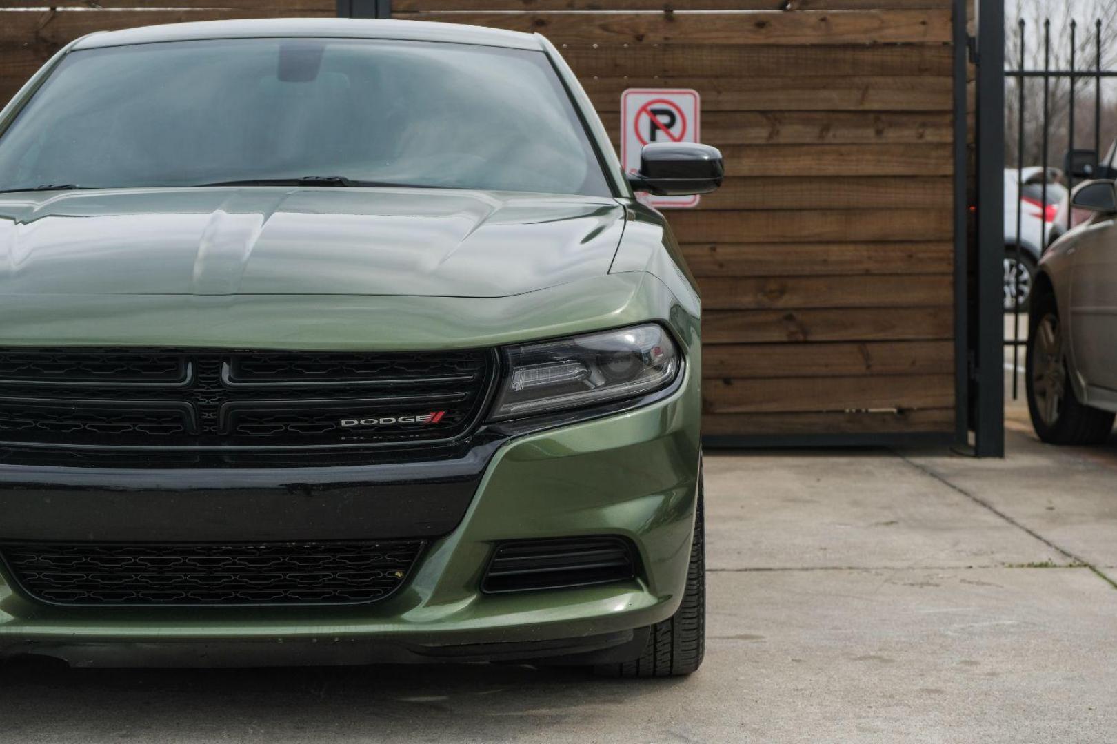 2020 GREEN Dodge Charger SXT (2C3CDXBG3LH) with an 3.6L V6 DOHC 24V engine, 8-Speed Automatic transmission, located at 2401 E Main St., Grand Prairie, TX, 75050, (972) 262-4440, 32.748981, -96.969643 - Photo#52