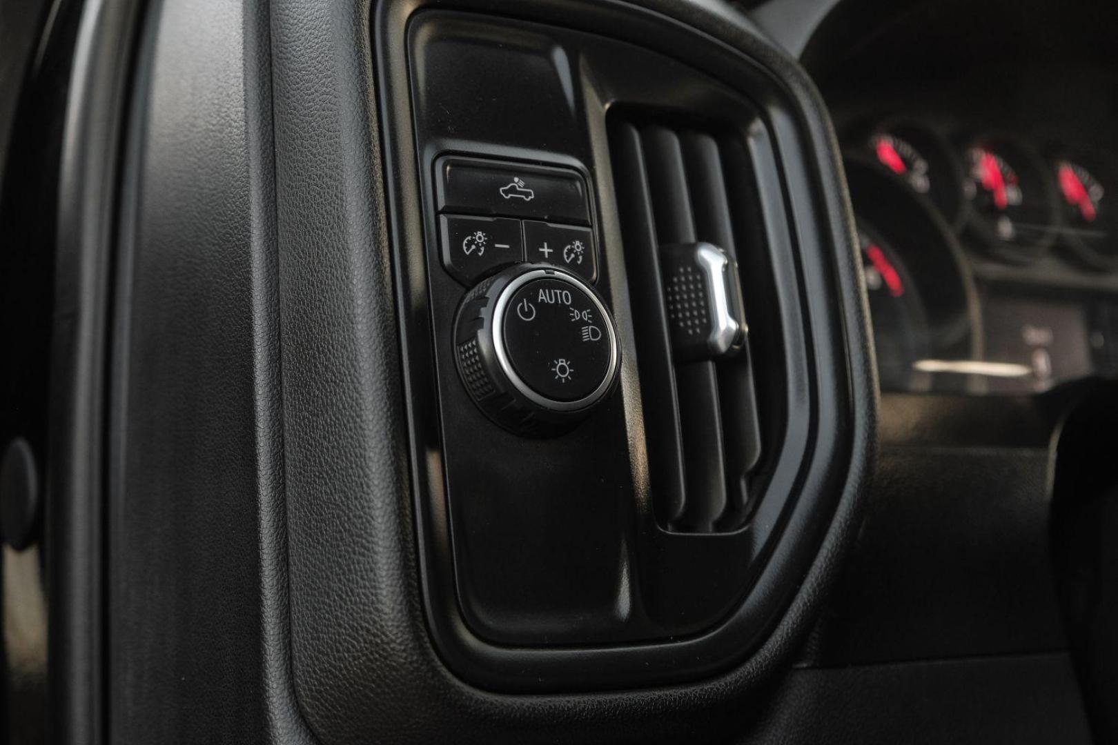 2019 BLACK Chevrolet Silverado 1500 Custom Double Cab 2WD (1GCRWBEF8KZ) with an 5.3L V8 OHV 16V engine, 6-Speed Automatic transmission, located at 2401 E Main St., Grand Prairie, TX, 75050, (972) 262-4440, 32.748981, -96.969643 - Photo#24