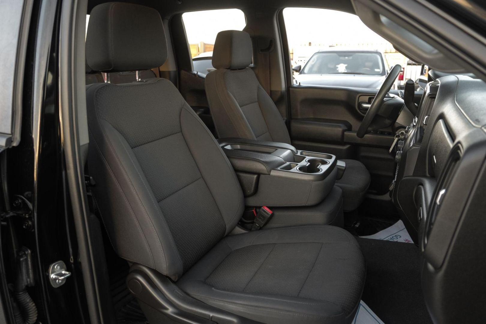 2019 BLACK Chevrolet Silverado 1500 Custom Double Cab 2WD (1GCRWBEF8KZ) with an 5.3L V8 OHV 16V engine, 6-Speed Automatic transmission, located at 2401 E Main St., Grand Prairie, TX, 75050, (972) 262-4440, 32.748981, -96.969643 - Photo#29