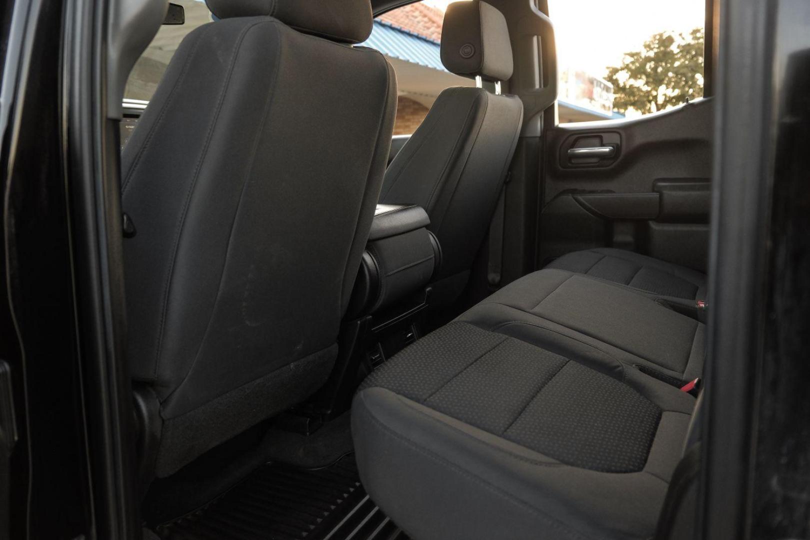 2019 BLACK Chevrolet Silverado 1500 Custom Double Cab 2WD (1GCRWBEF8KZ) with an 5.3L V8 OHV 16V engine, 6-Speed Automatic transmission, located at 2401 E Main St., Grand Prairie, TX, 75050, (972) 262-4440, 32.748981, -96.969643 - Photo#32