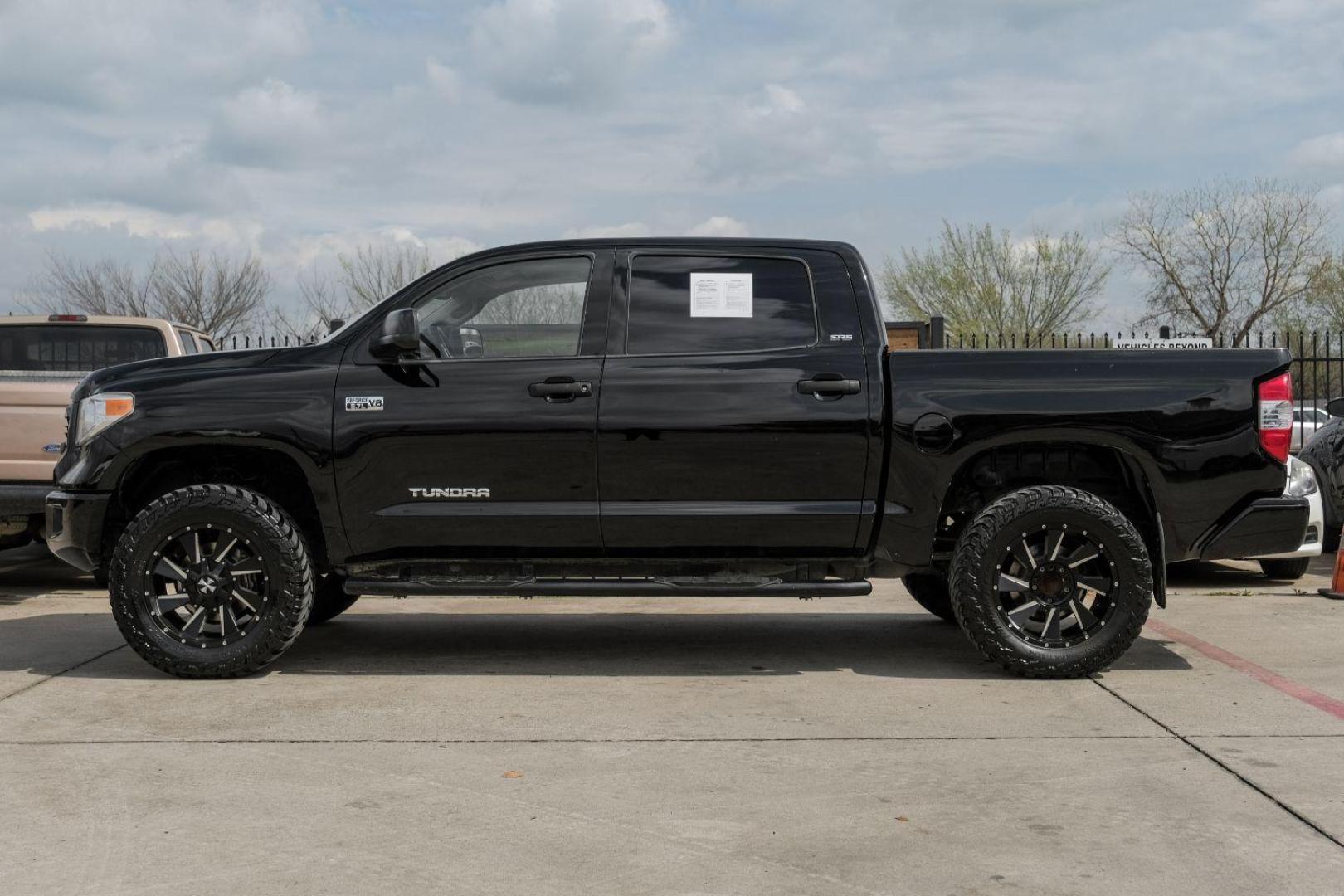 2015 BLACK Toyota Tundra SR5 5.7L V8 FFV CrewMax 4WD (5TFDW5F19FX) with an 5.7L V8 DOHC 32V FFV engine, 6-Speed Automatic transmission, located at 2401 E Main St., Grand Prairie, TX, 75050, (972) 262-4440, 32.748981, -96.969643 - Photo#14