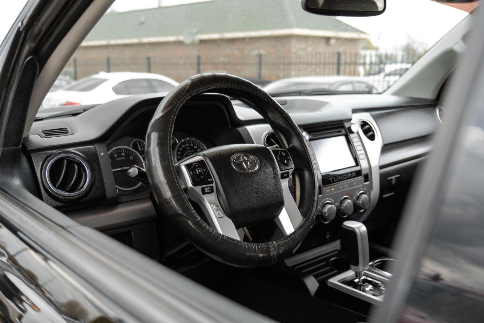 2015 BLACK Toyota Tundra SR5 5.7L V8 FFV CrewMax 4WD (5TFDW5F19FX) with an 5.7L V8 DOHC 32V FFV engine, 6-Speed Automatic transmission, located at 2401 E Main St., Grand Prairie, TX, 75050, (972) 262-4440, 32.748981, -96.969643 - Photo#20