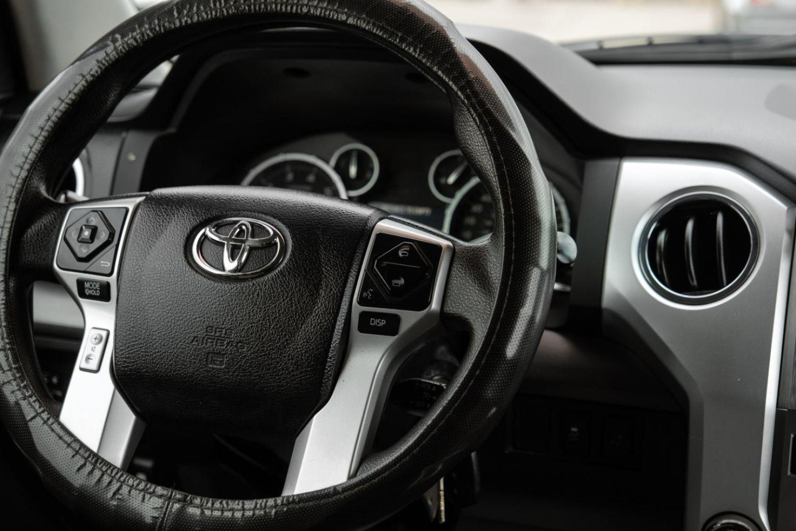 2015 BLACK Toyota Tundra SR5 5.7L V8 FFV CrewMax 4WD (5TFDW5F19FX) with an 5.7L V8 DOHC 32V FFV engine, 6-Speed Automatic transmission, located at 2401 E Main St., Grand Prairie, TX, 75050, (972) 262-4440, 32.748981, -96.969643 - Photo#22