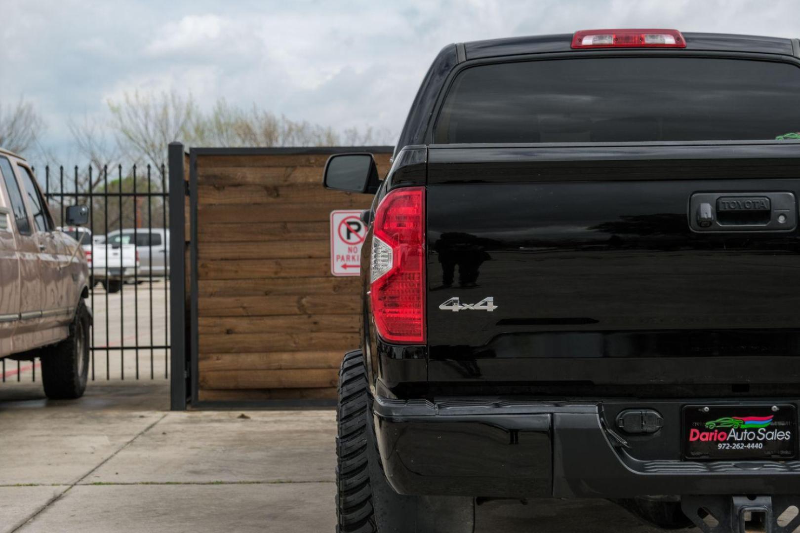 2015 BLACK Toyota Tundra SR5 5.7L V8 FFV CrewMax 4WD (5TFDW5F19FX) with an 5.7L V8 DOHC 32V FFV engine, 6-Speed Automatic transmission, located at 2401 E Main St., Grand Prairie, TX, 75050, (972) 262-4440, 32.748981, -96.969643 - Photo#48